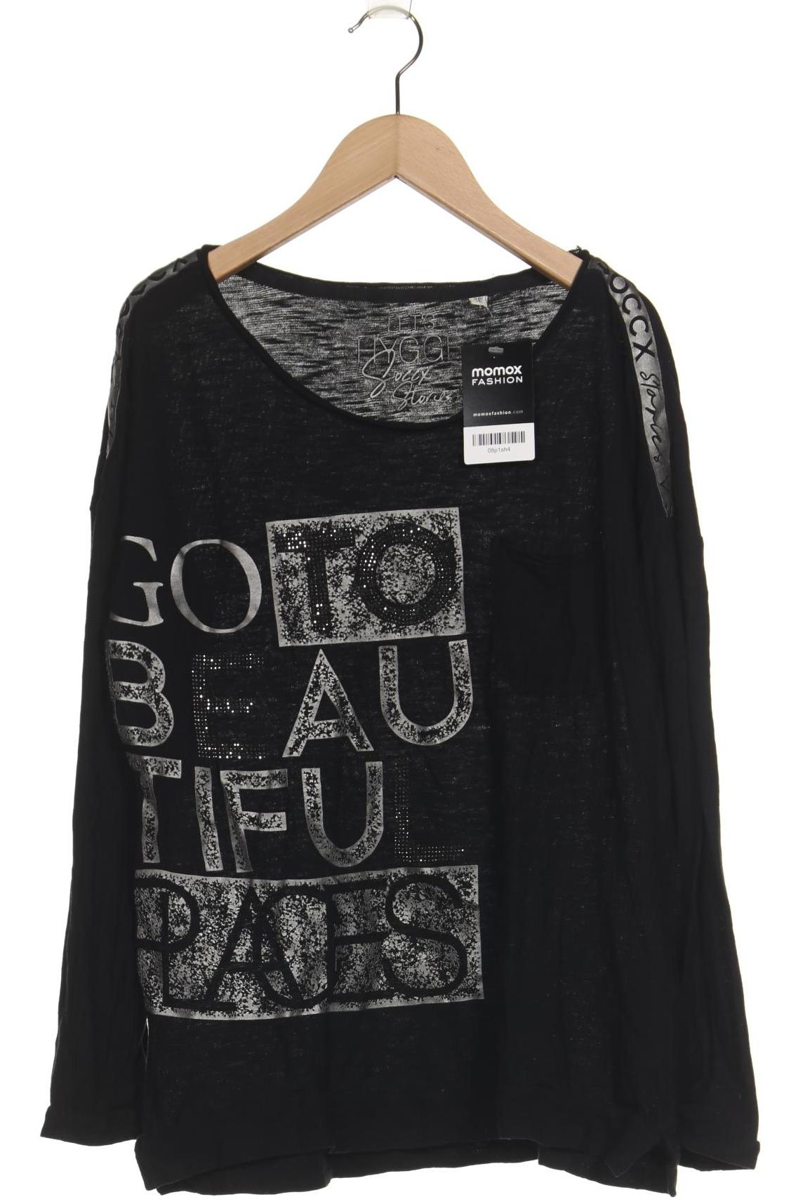 

Soccx Damen Langarmshirt, schwarz, Gr. 38