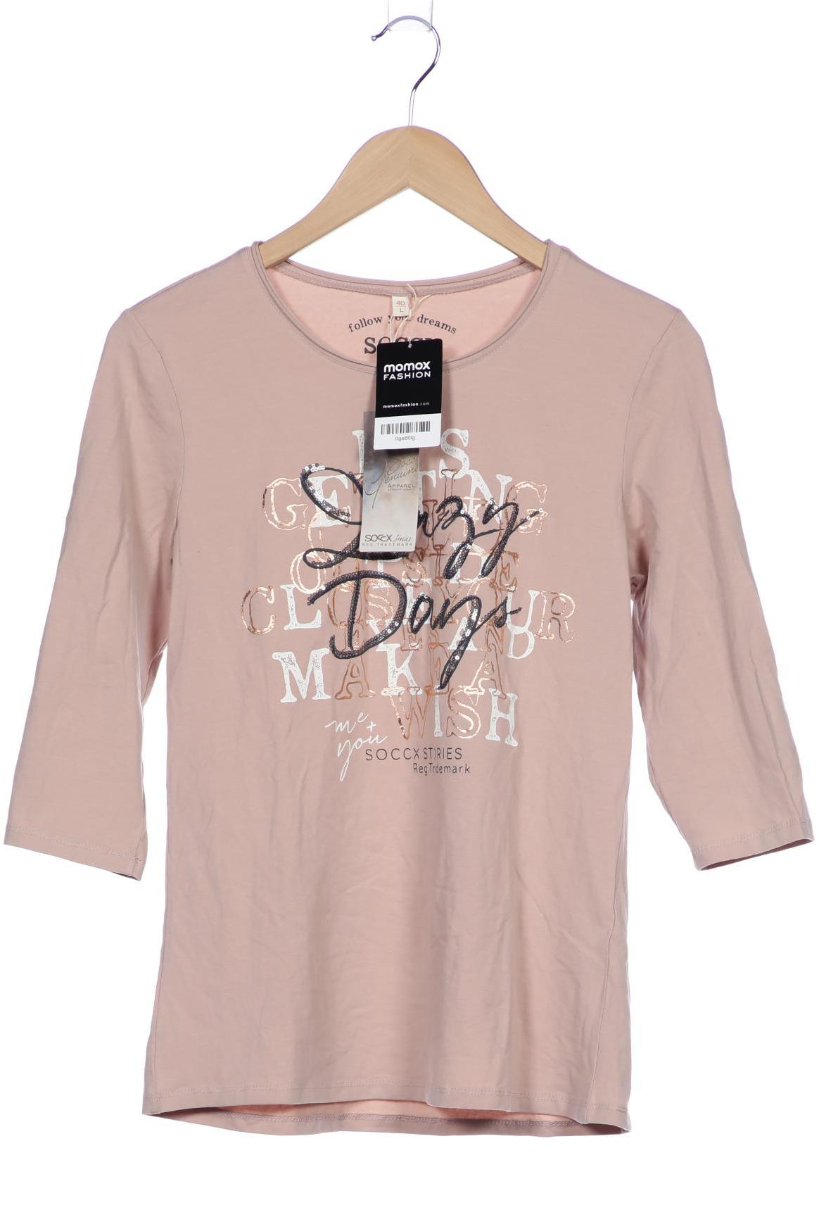 

Soccx Damen Langarmshirt, pink, Gr. 40