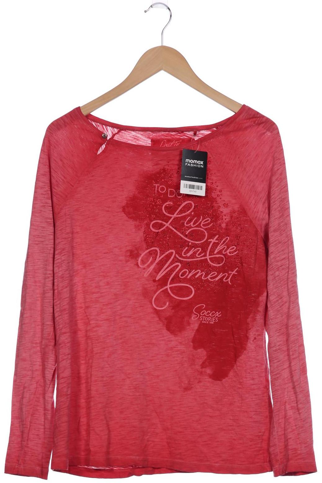 

Soccx Damen Langarmshirt, rot, Gr. 42