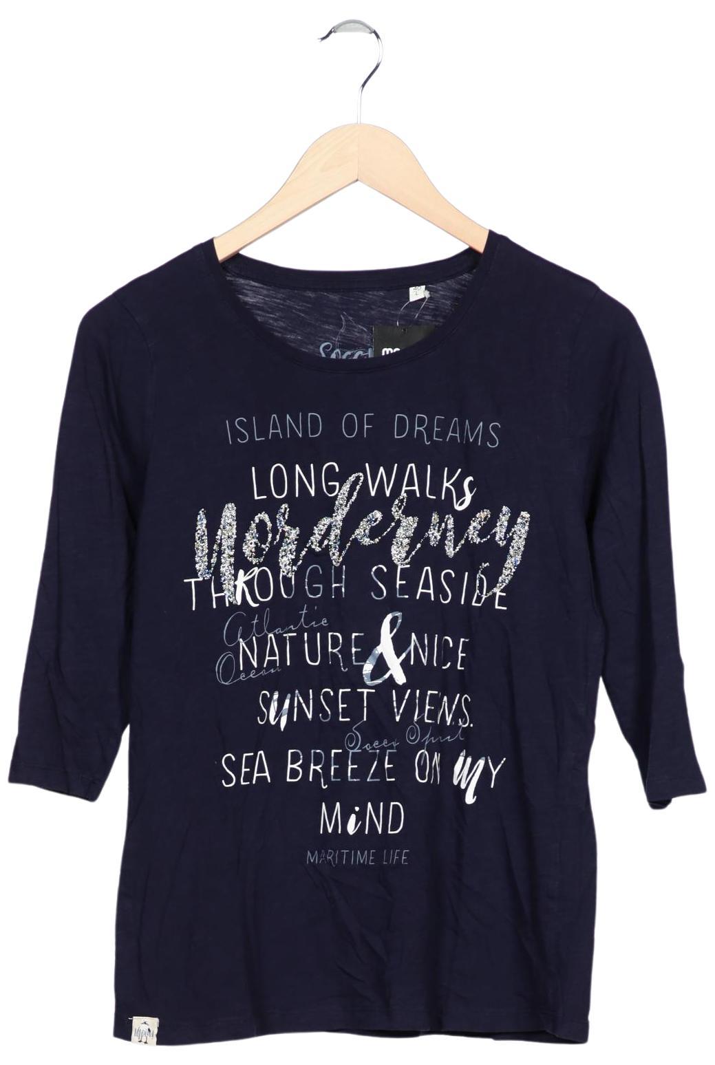 

Soccx Damen Langarmshirt, marineblau, Gr. 40