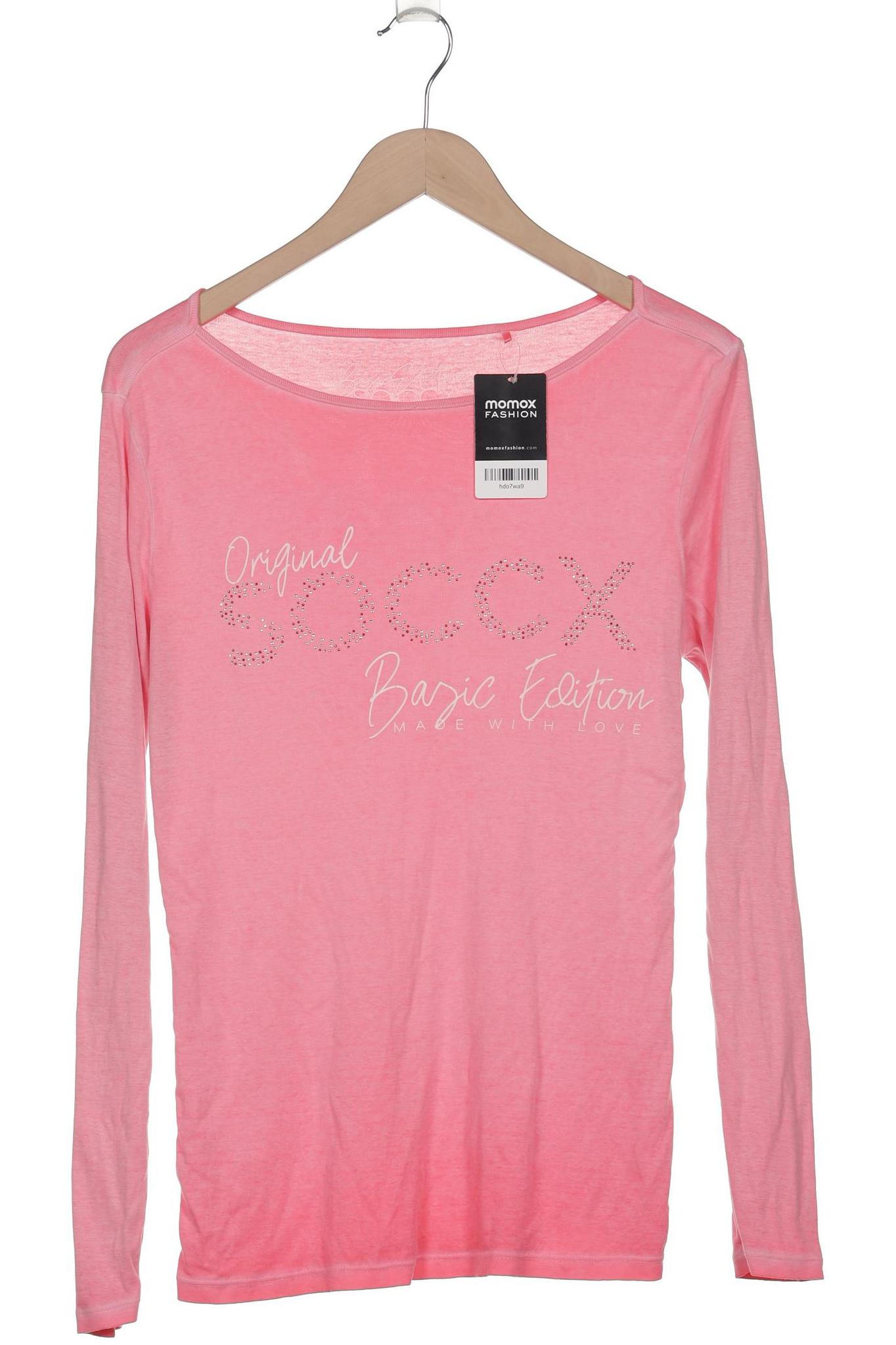 

Soccx Damen Langarmshirt, pink, Gr. 40