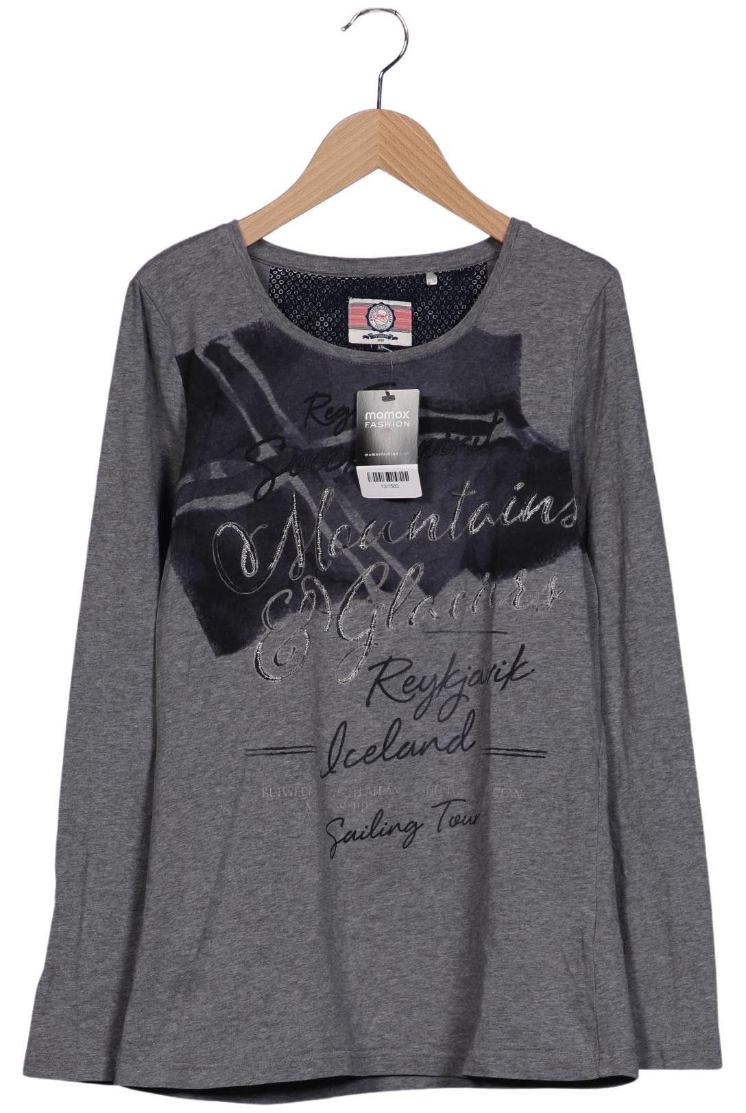 

Soccx Damen Langarmshirt, grau, Gr. 38