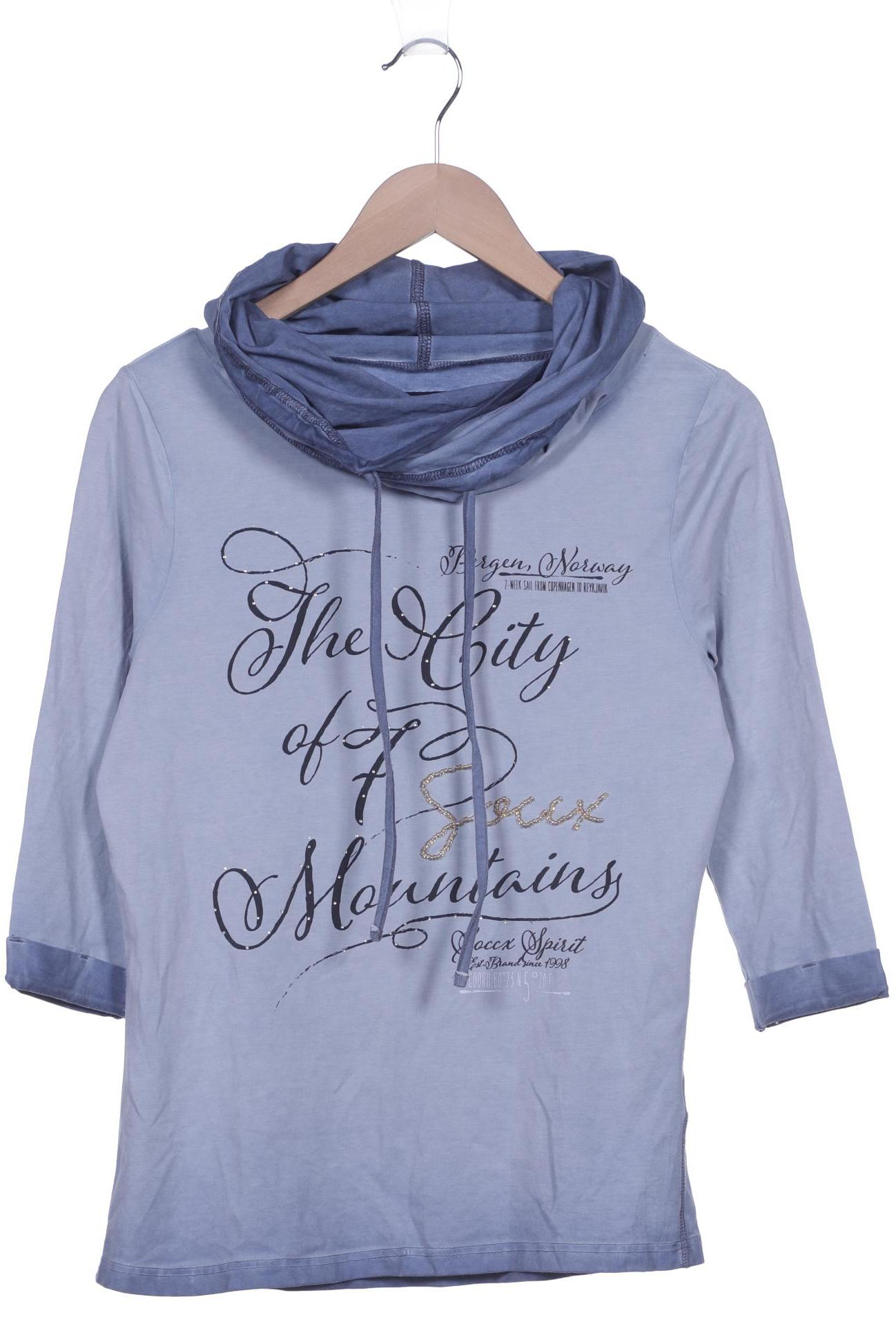 

Soccx Damen Langarmshirt, hellblau, Gr. 38