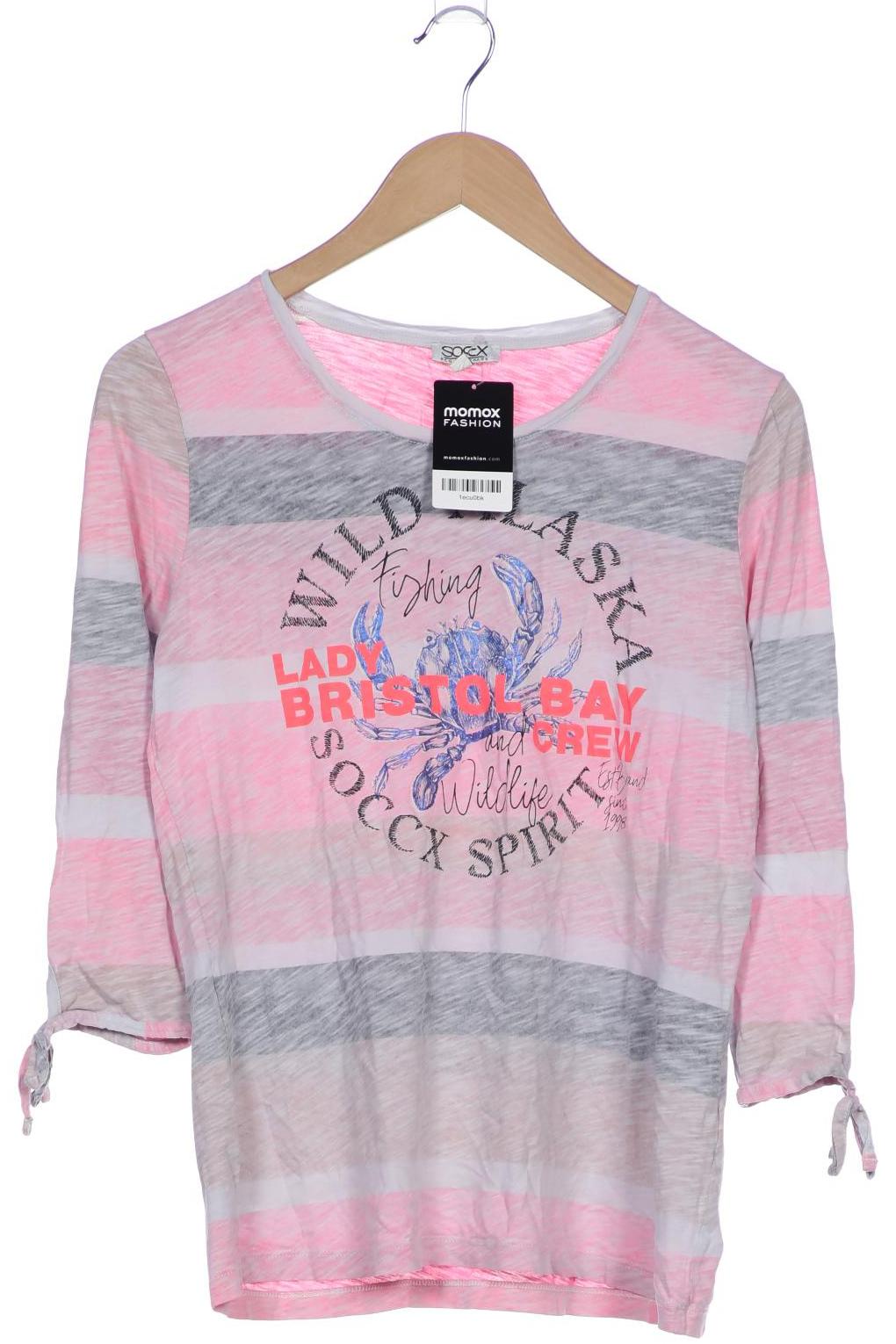 

Soccx Damen Langarmshirt, pink, Gr. 38