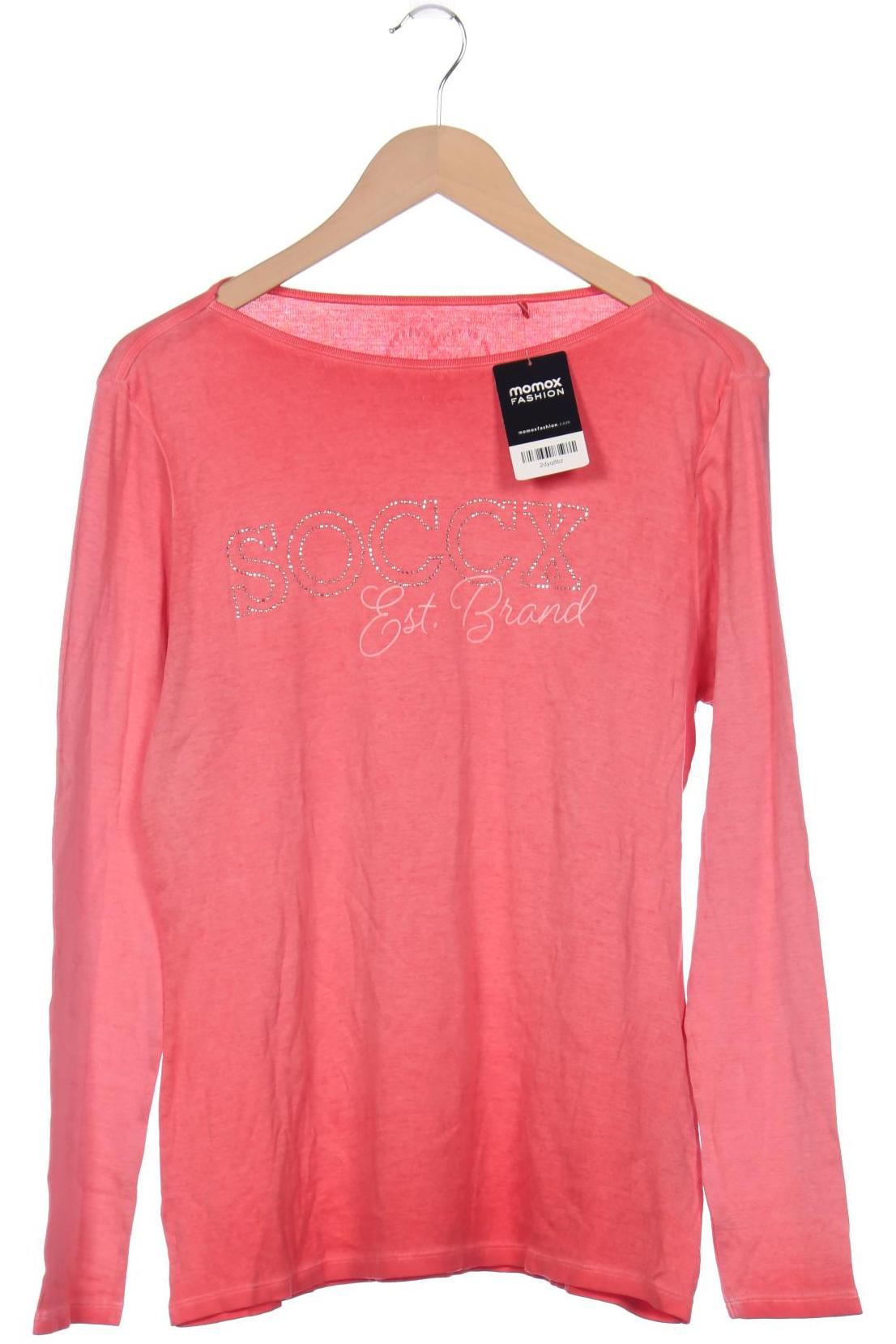 

SOCCX Damen Langarmshirt, pink