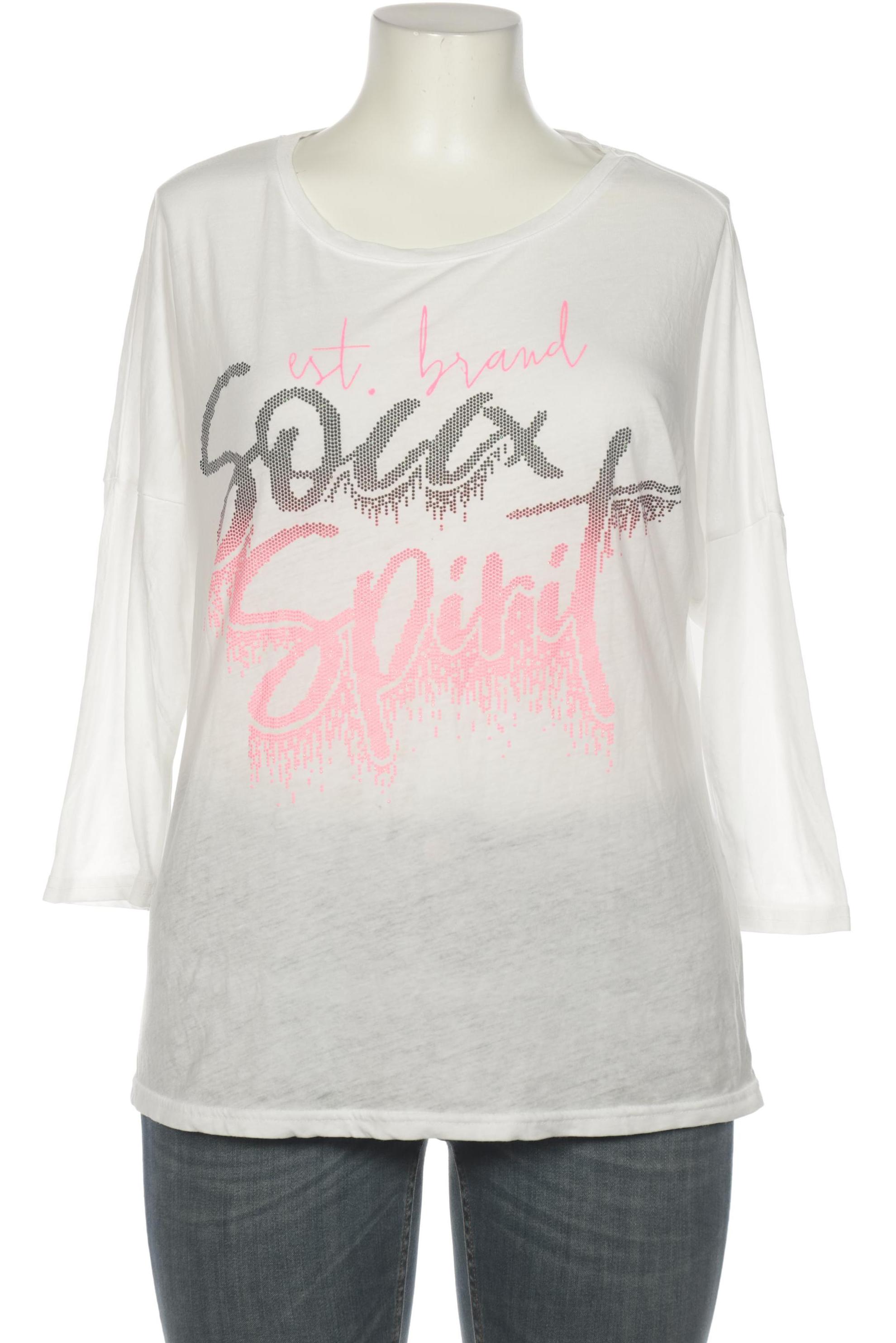 

Soccx Damen Langarmshirt, weiß, Gr. 42