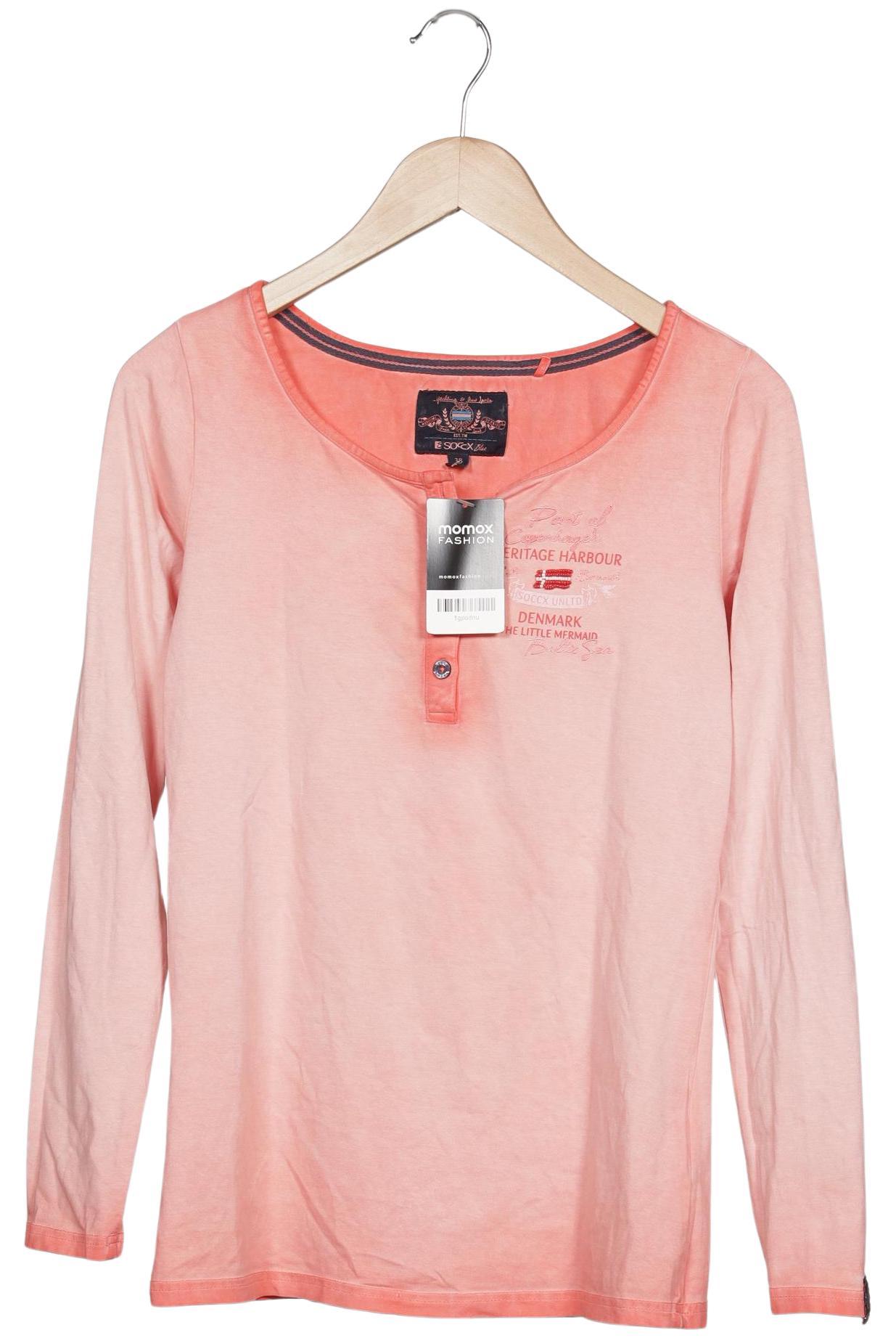 

Soccx Damen Langarmshirt, pink, Gr. 38