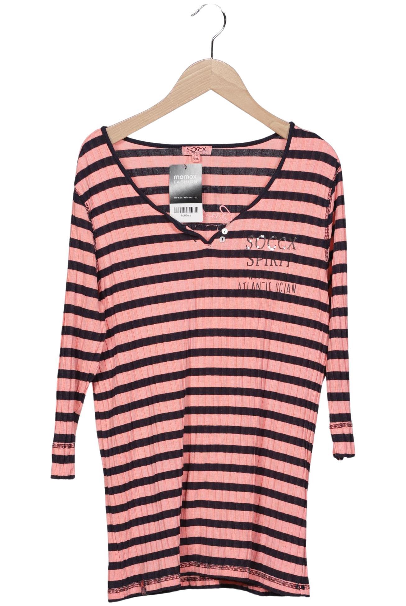 

Soccx Damen Langarmshirt, pink, Gr. 46