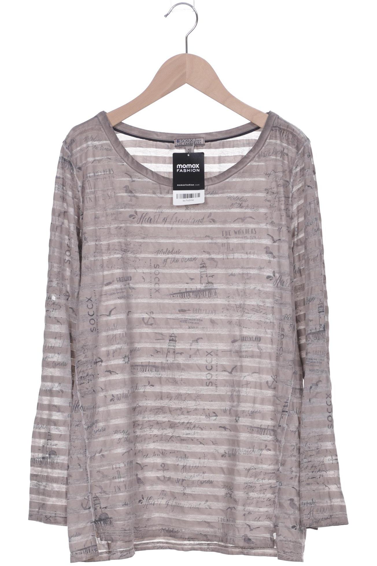 

Soccx Damen Langarmshirt, beige, Gr. 42