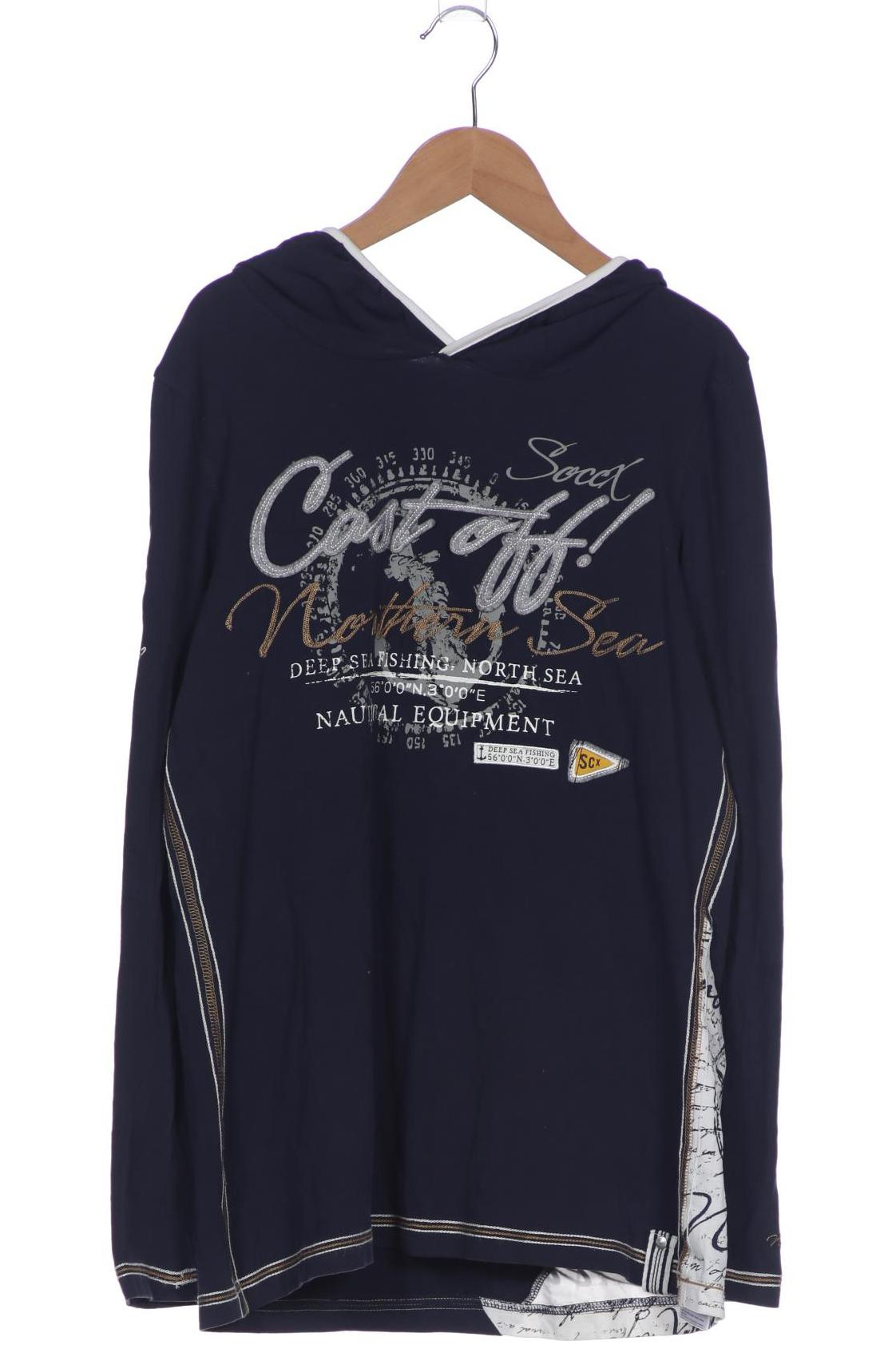 

Soccx Damen Langarmshirt, marineblau, Gr. 42