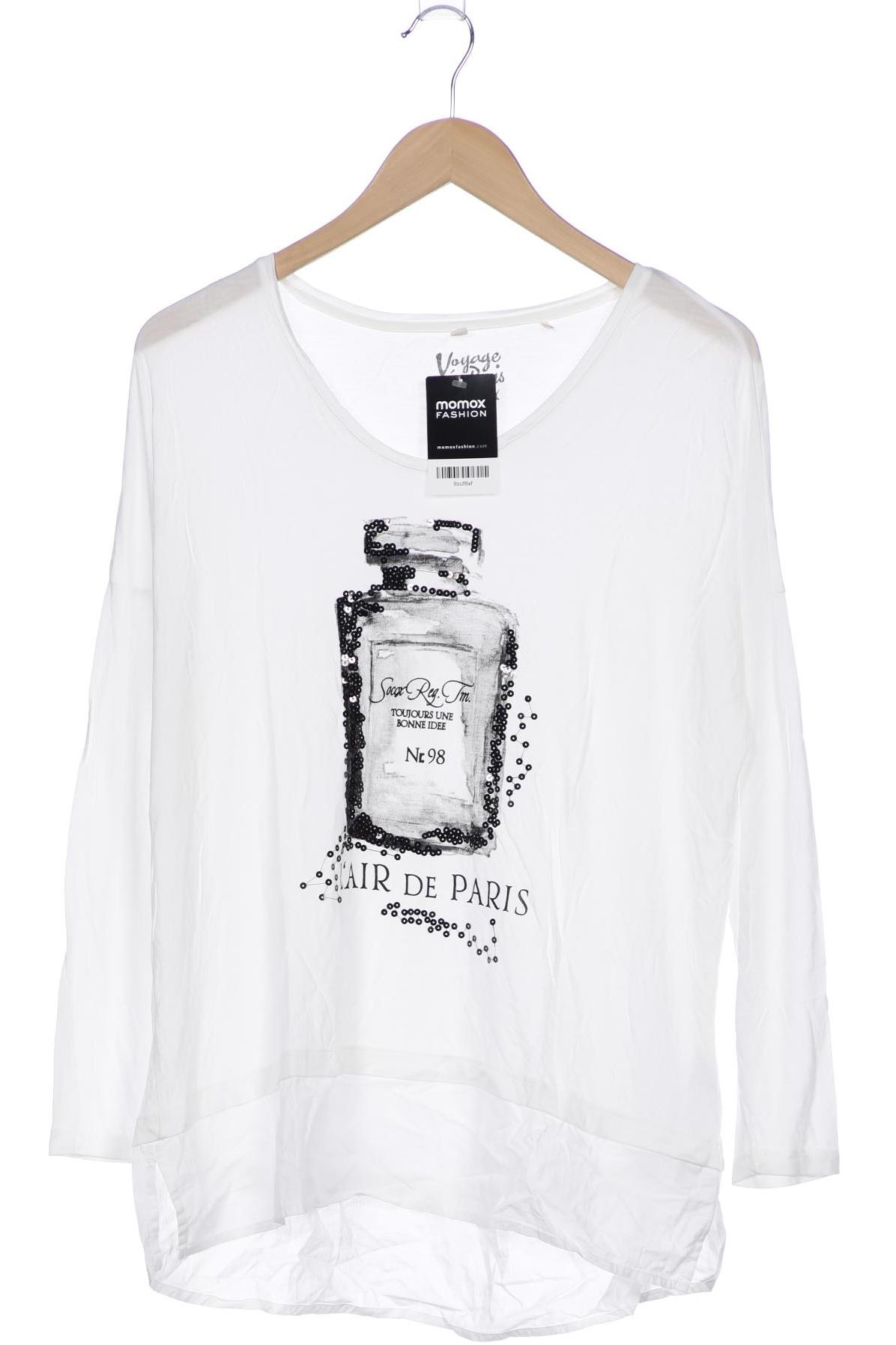 

Soccx Damen Langarmshirt, weiß, Gr. 40