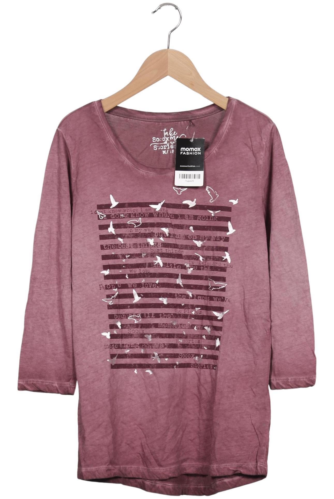 

Soccx Damen Langarmshirt, pink, Gr. 38