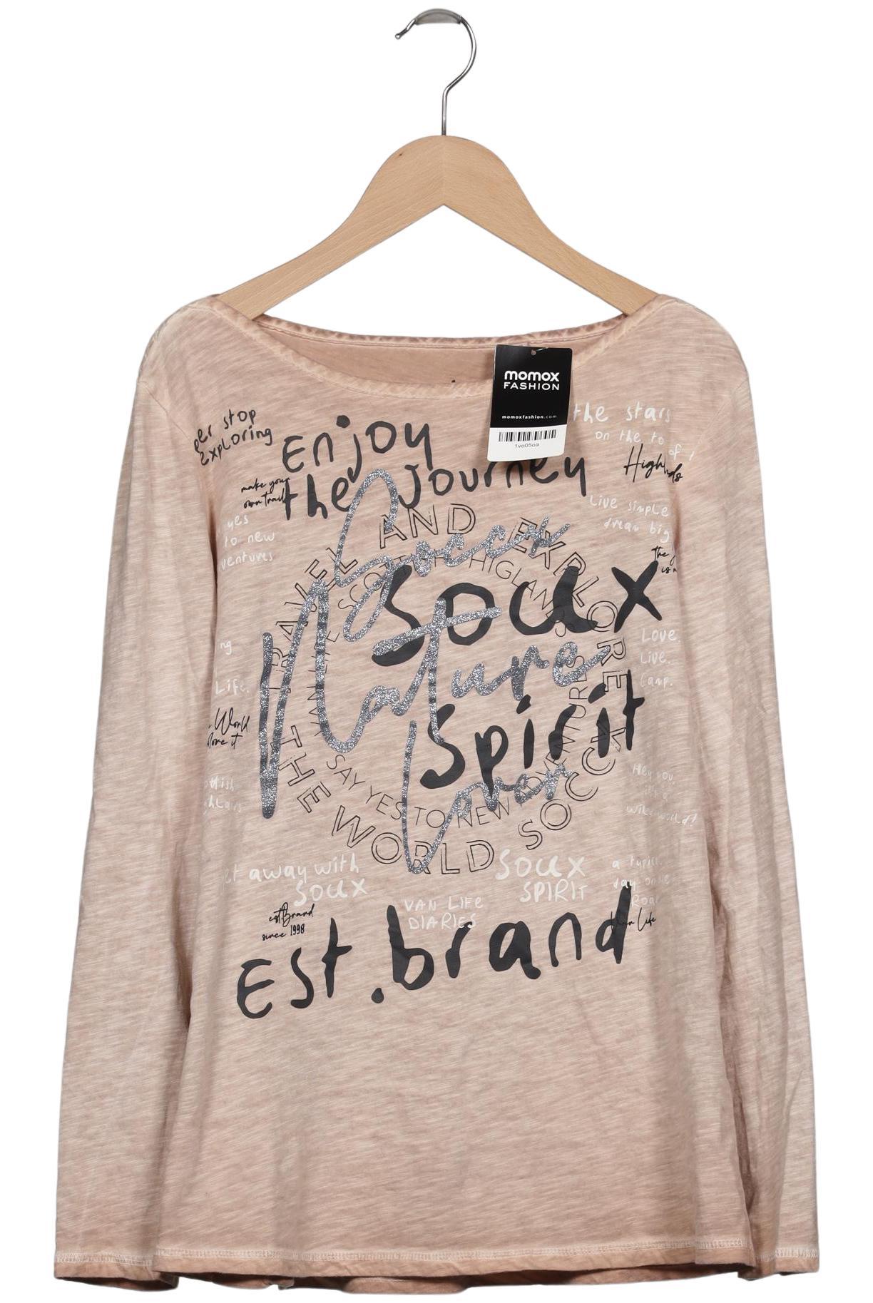

Soccx Damen Langarmshirt, braun, Gr. 38
