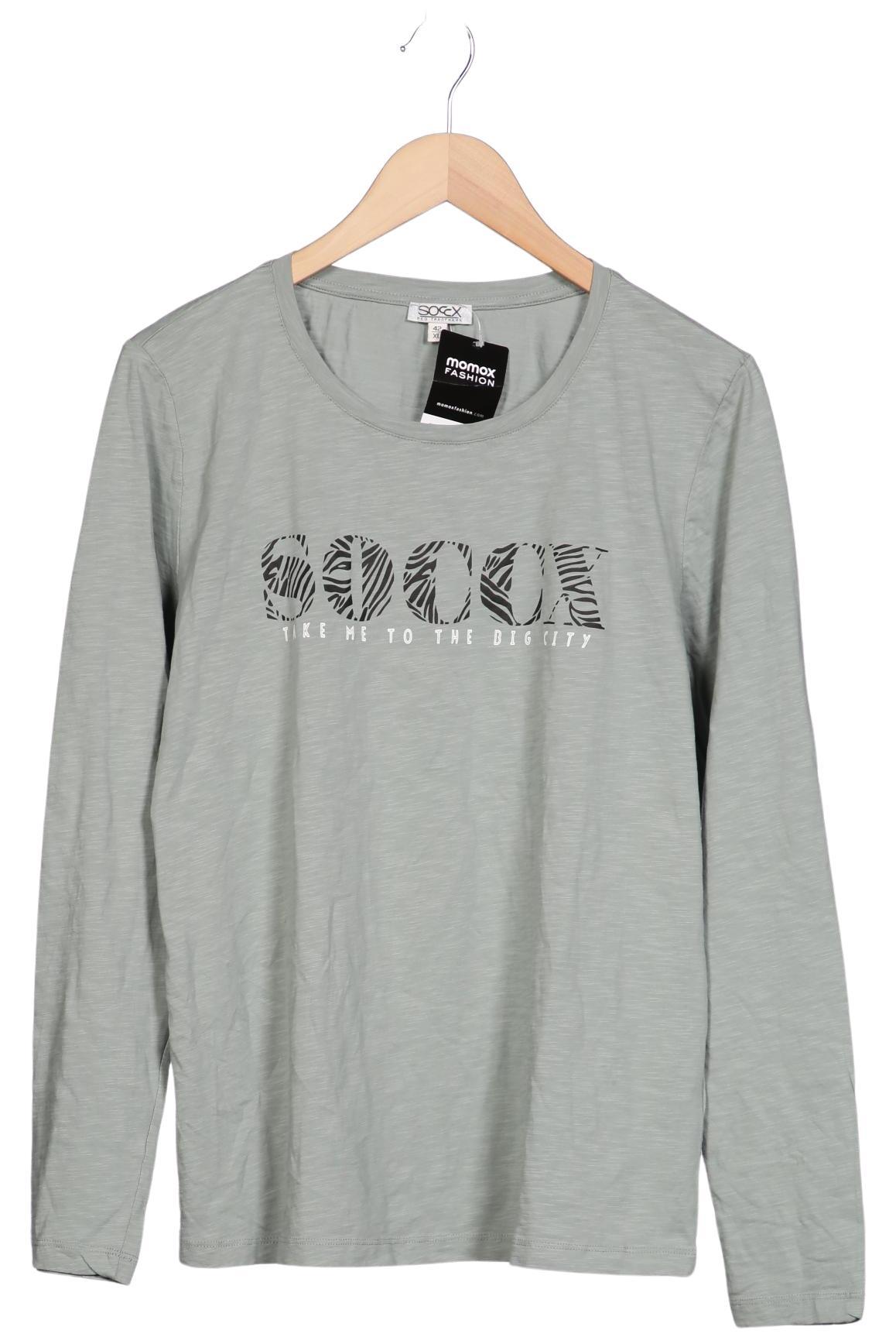 

Soccx Damen Langarmshirt, hellgrün, Gr. 42