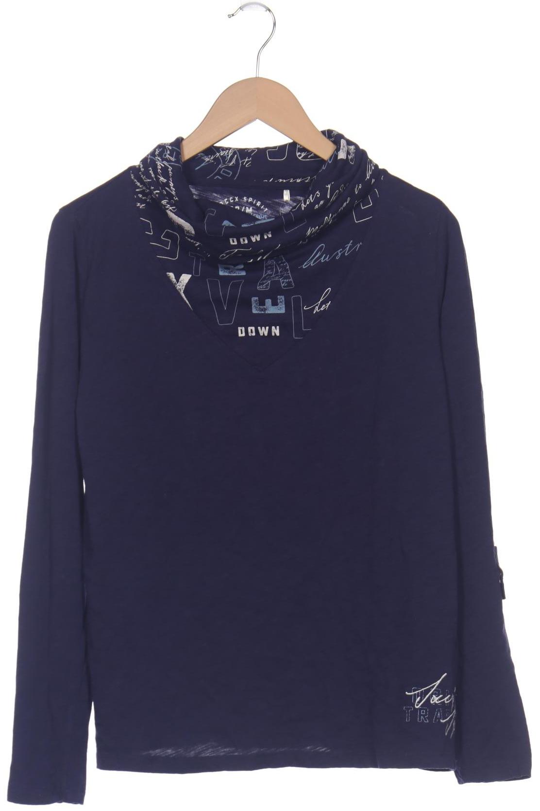 

Soccx Damen Langarmshirt, marineblau, Gr. 38