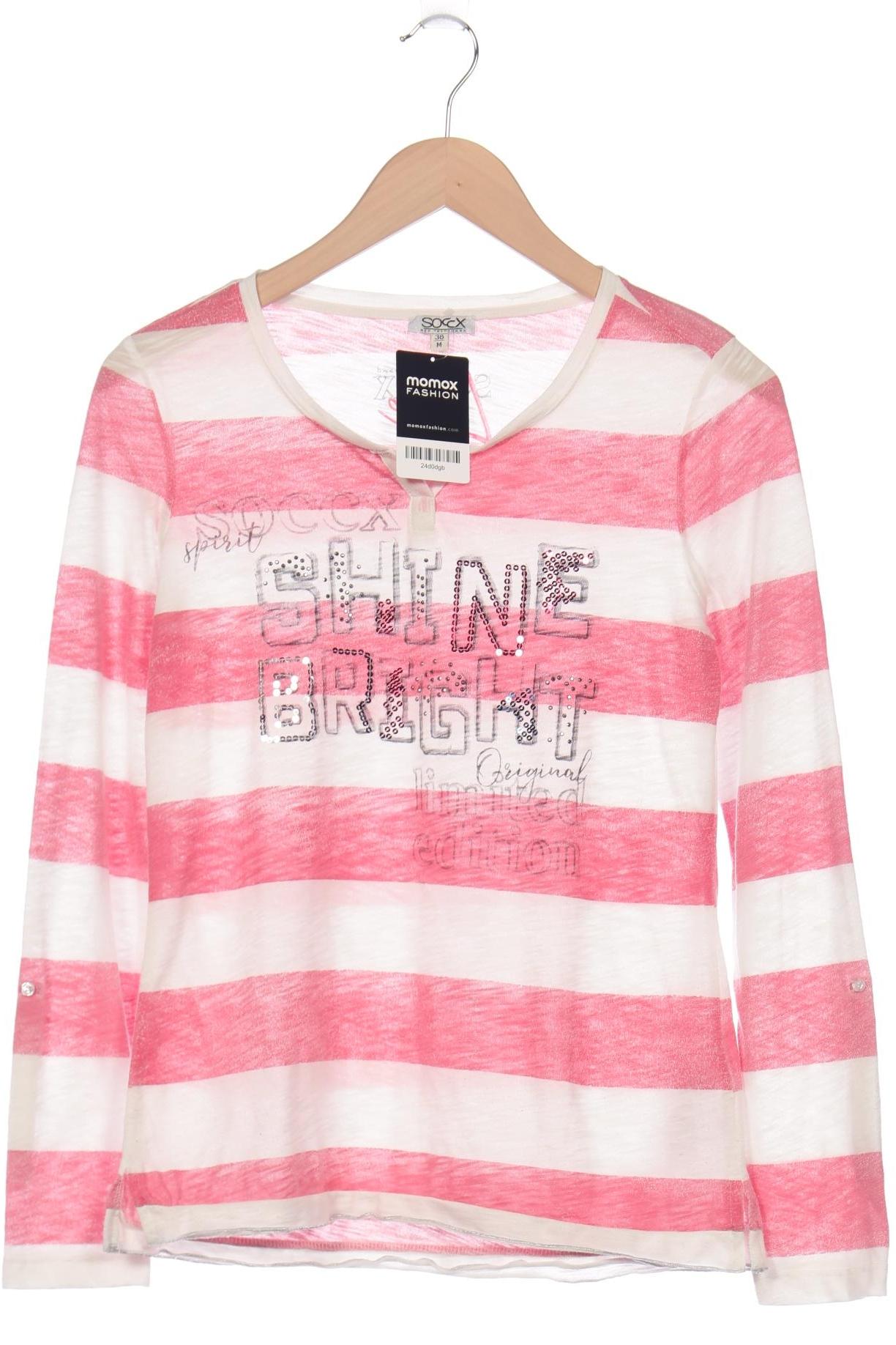 

Soccx Damen Langarmshirt, pink, Gr. 38
