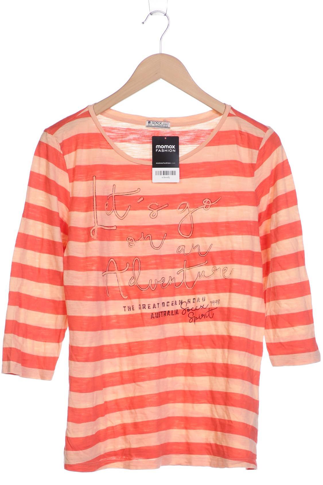 

Soccx Damen Langarmshirt, beige, Gr. 42