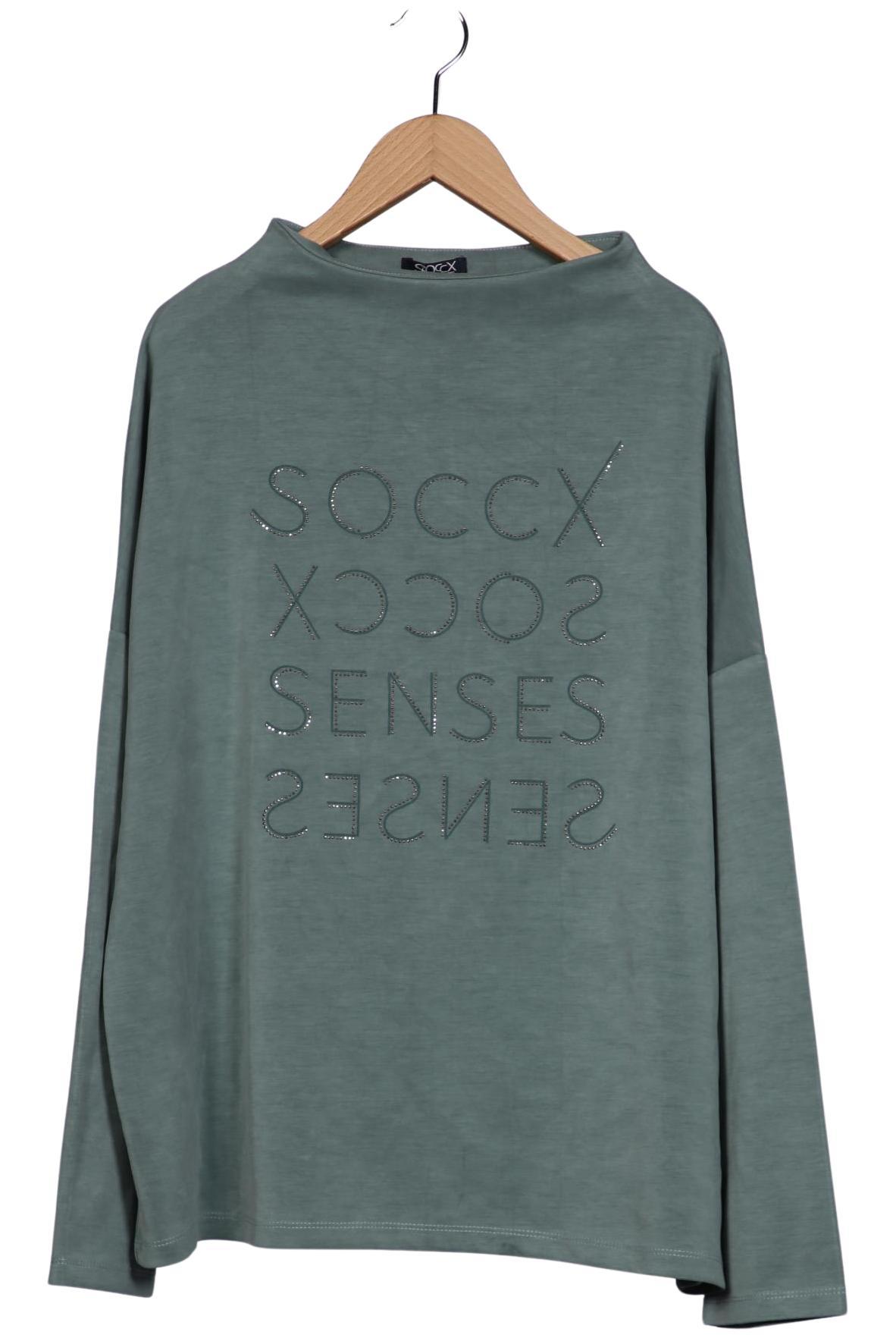 

Soccx Damen Langarmshirt, türkis, Gr. 44