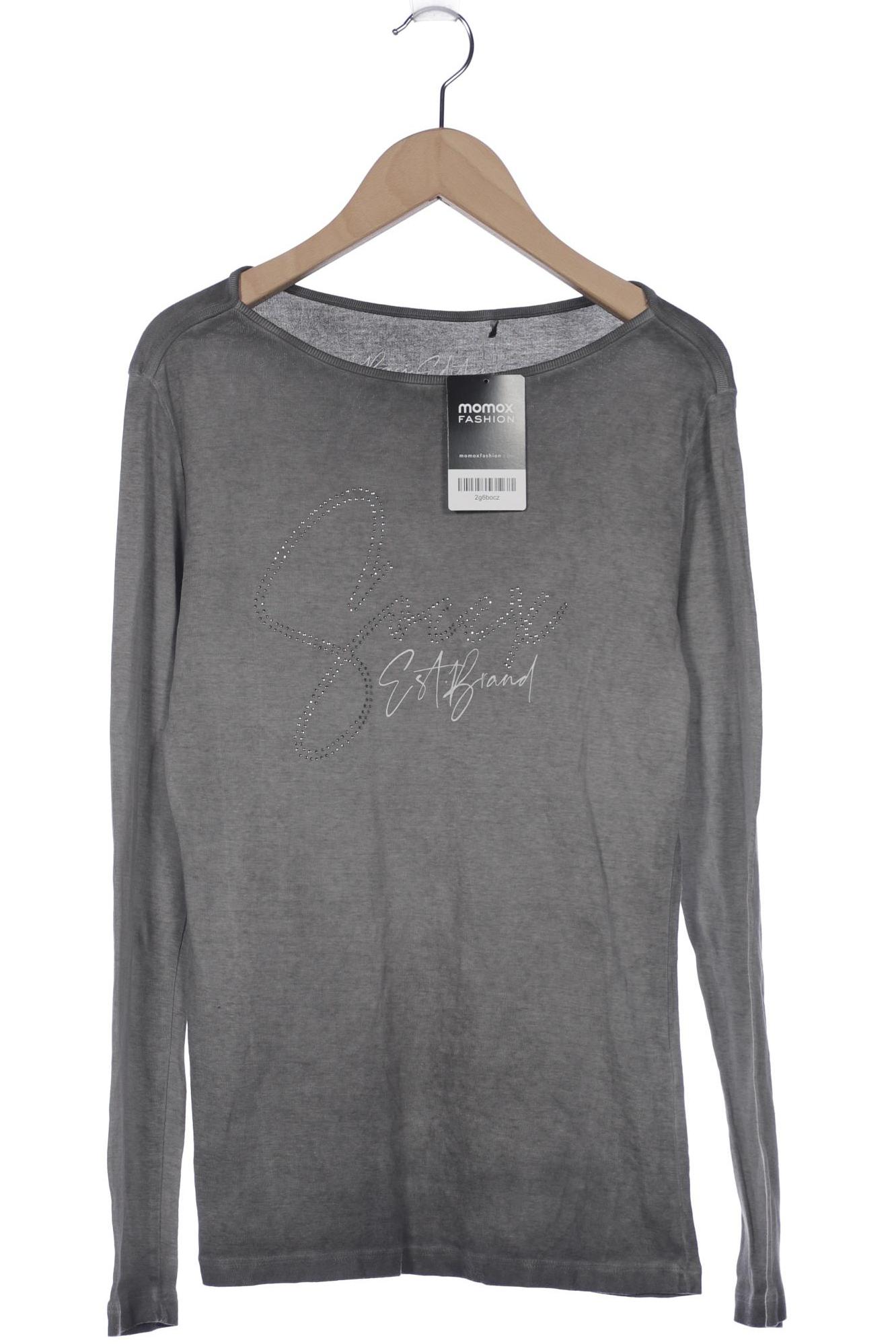 

SOCCX Damen Langarmshirt, grau