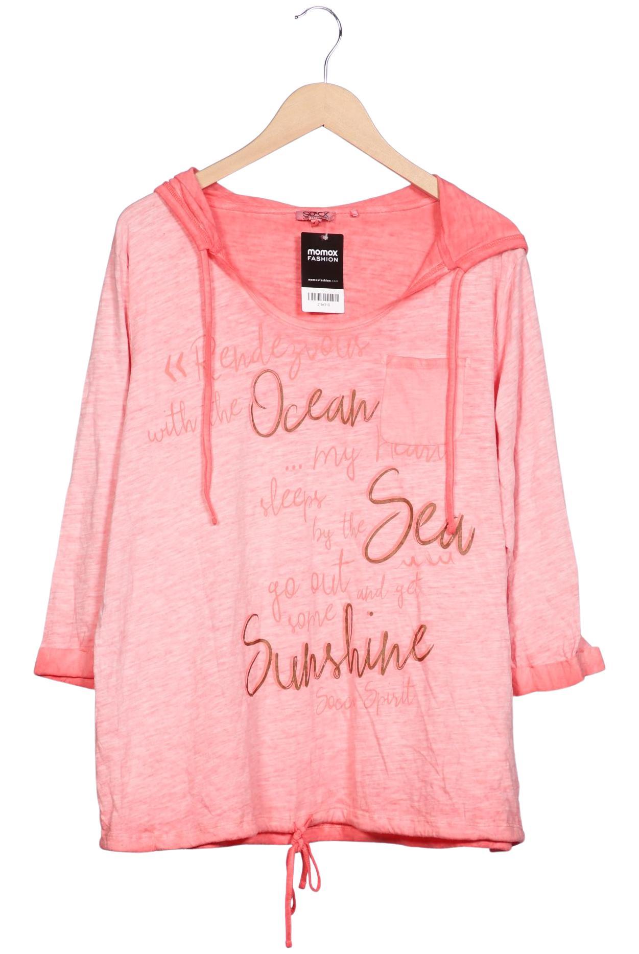 

Soccx Damen Langarmshirt, pink, Gr. 44