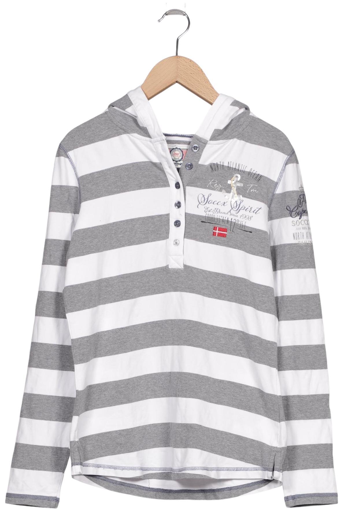 

Soccx Damen Langarmshirt, grau, Gr. 38