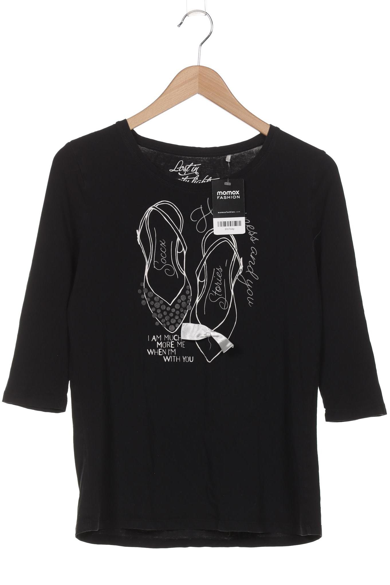 

Soccx Damen Langarmshirt, schwarz, Gr. 40