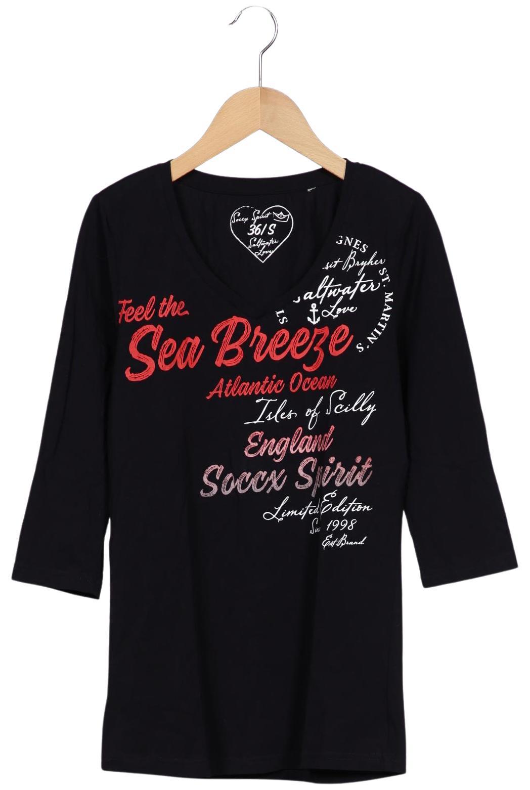 

Soccx Damen Langarmshirt, marineblau, Gr. 36