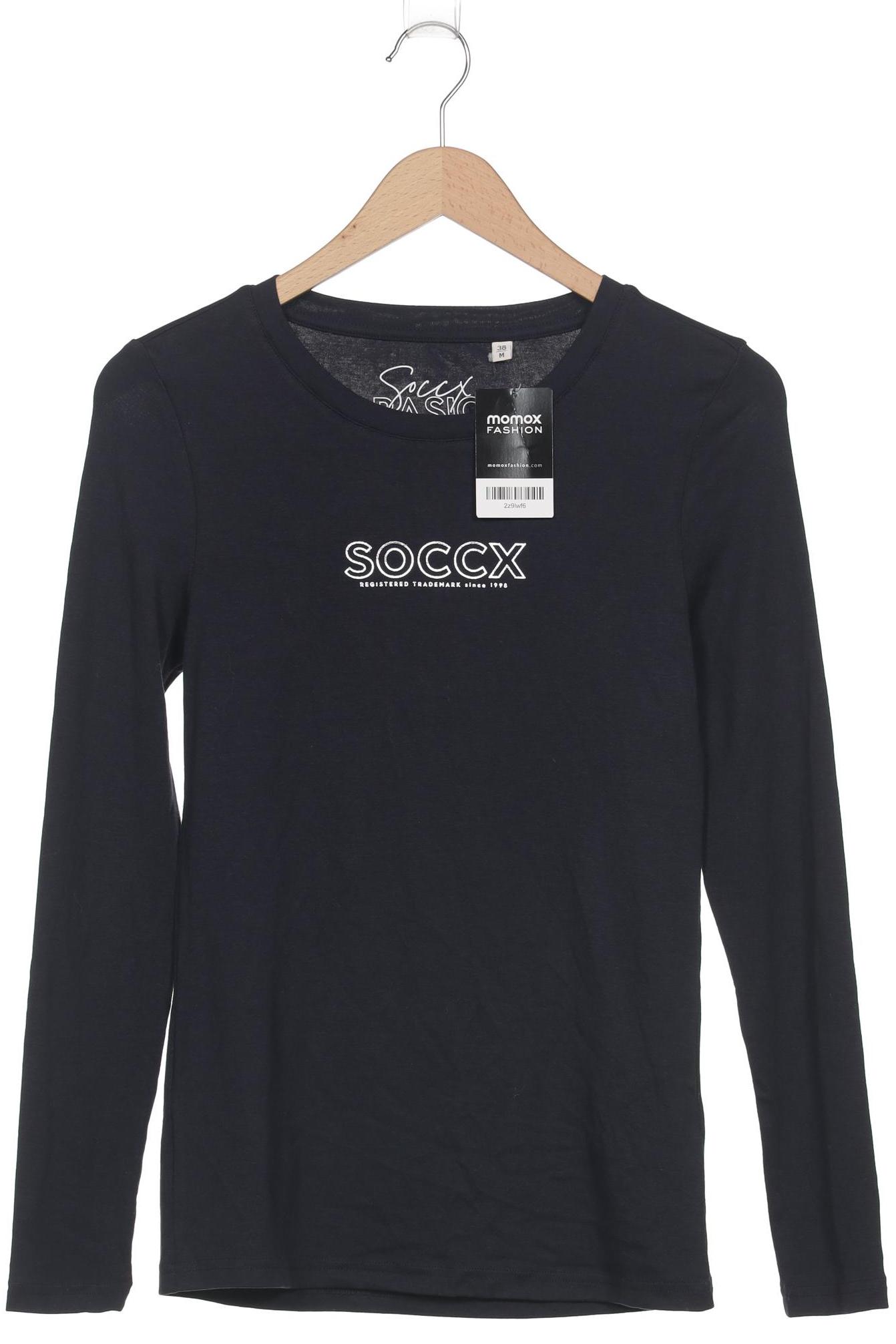 

Soccx Damen Langarmshirt, marineblau, Gr. 38