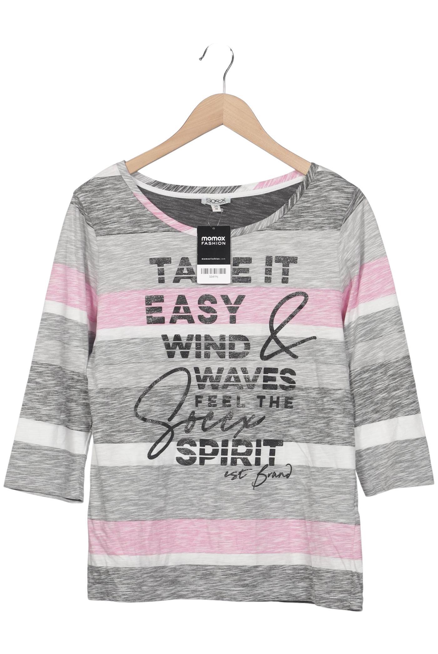 

Soccx Damen Langarmshirt, mehrfarbig, Gr. 38