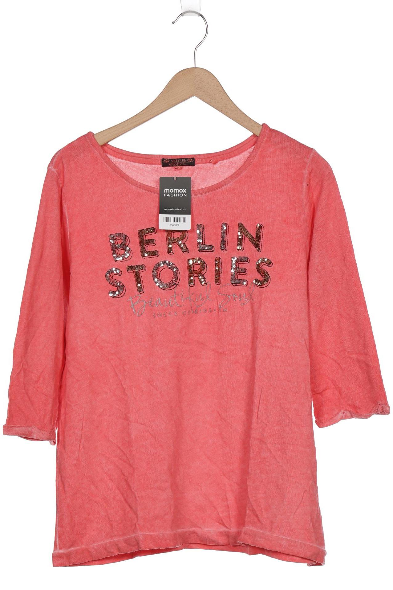 

Soccx Damen Langarmshirt, rot, Gr. 40