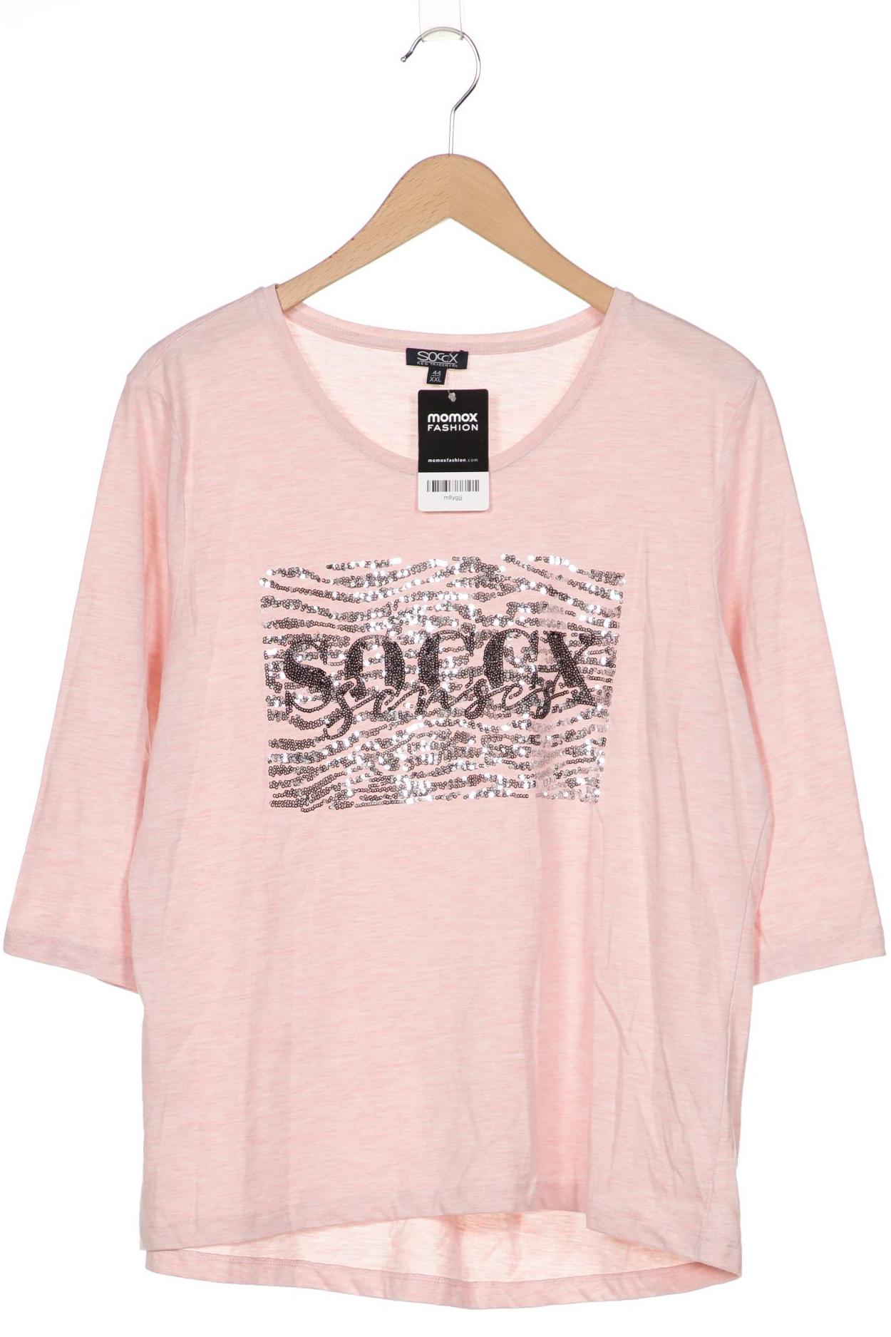 

Soccx Damen Langarmshirt, pink, Gr. 44
