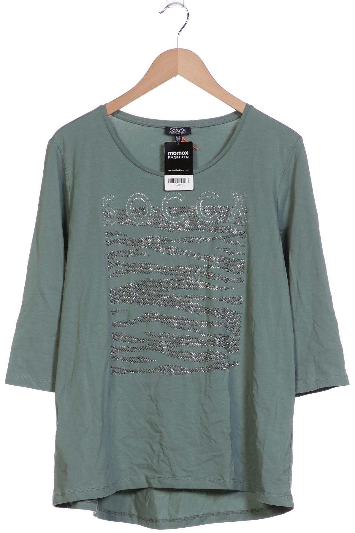 

Soccx Damen Langarmshirt, türkis, Gr. 44
