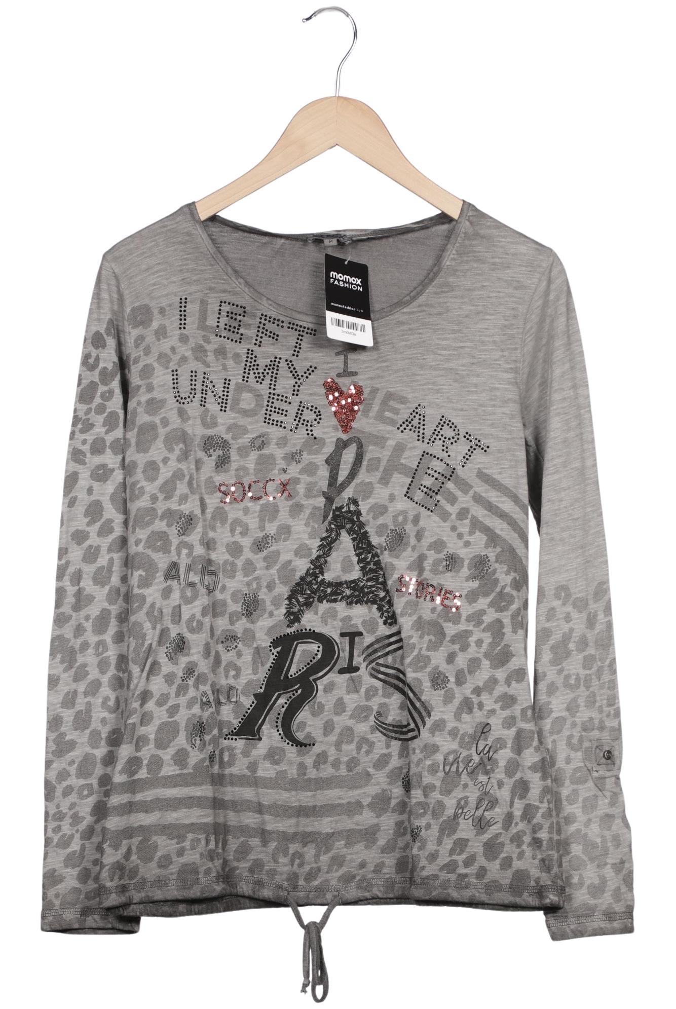 

Soccx Damen Langarmshirt, grau, Gr. 38