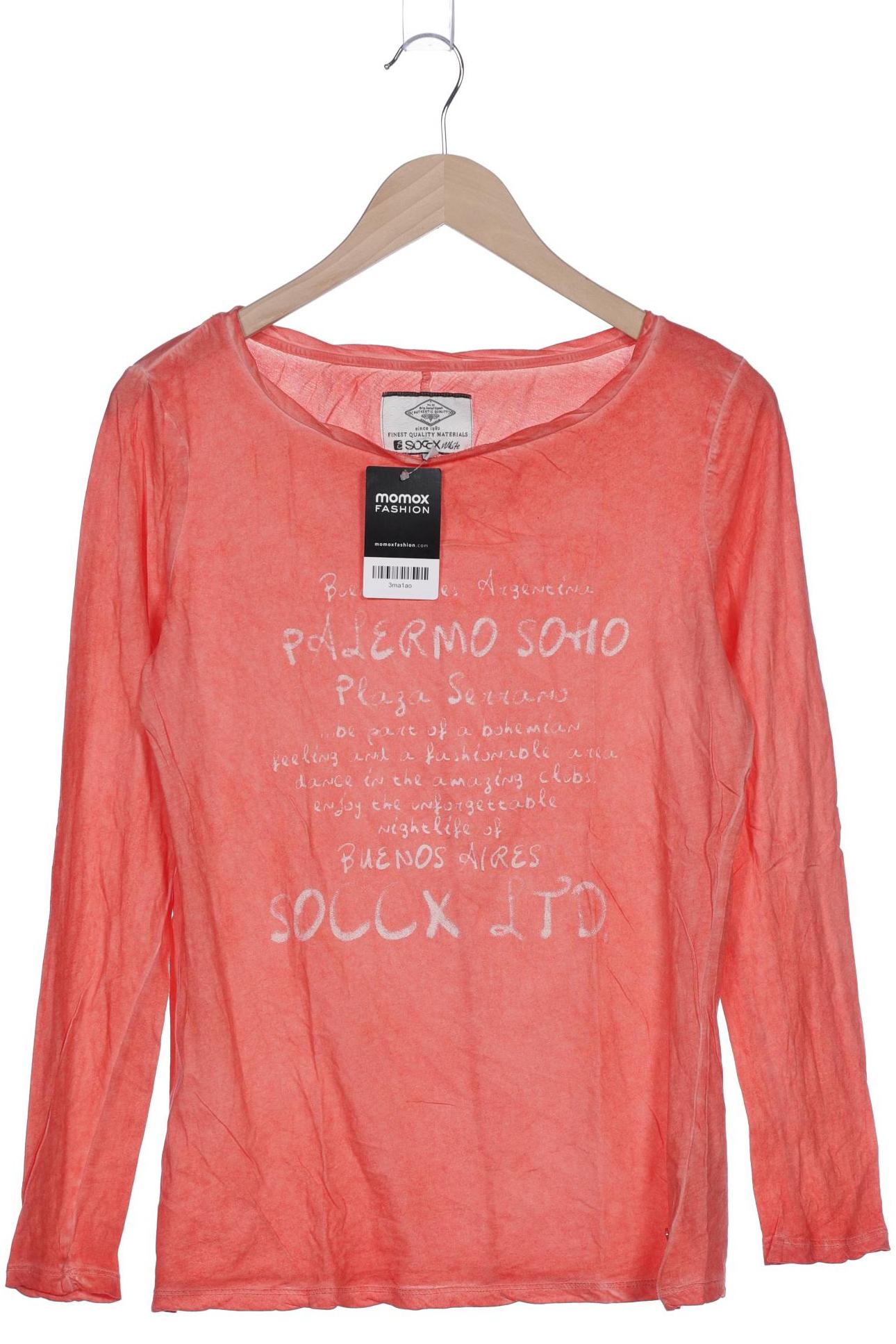 

Soccx Damen Langarmshirt, orange, Gr. 38