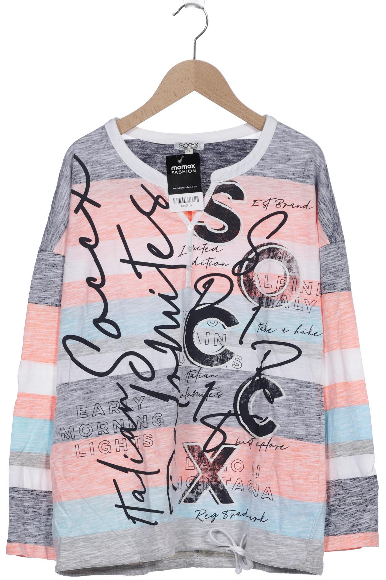 

SOCCX Damen Langarmshirt, mehrfarbig