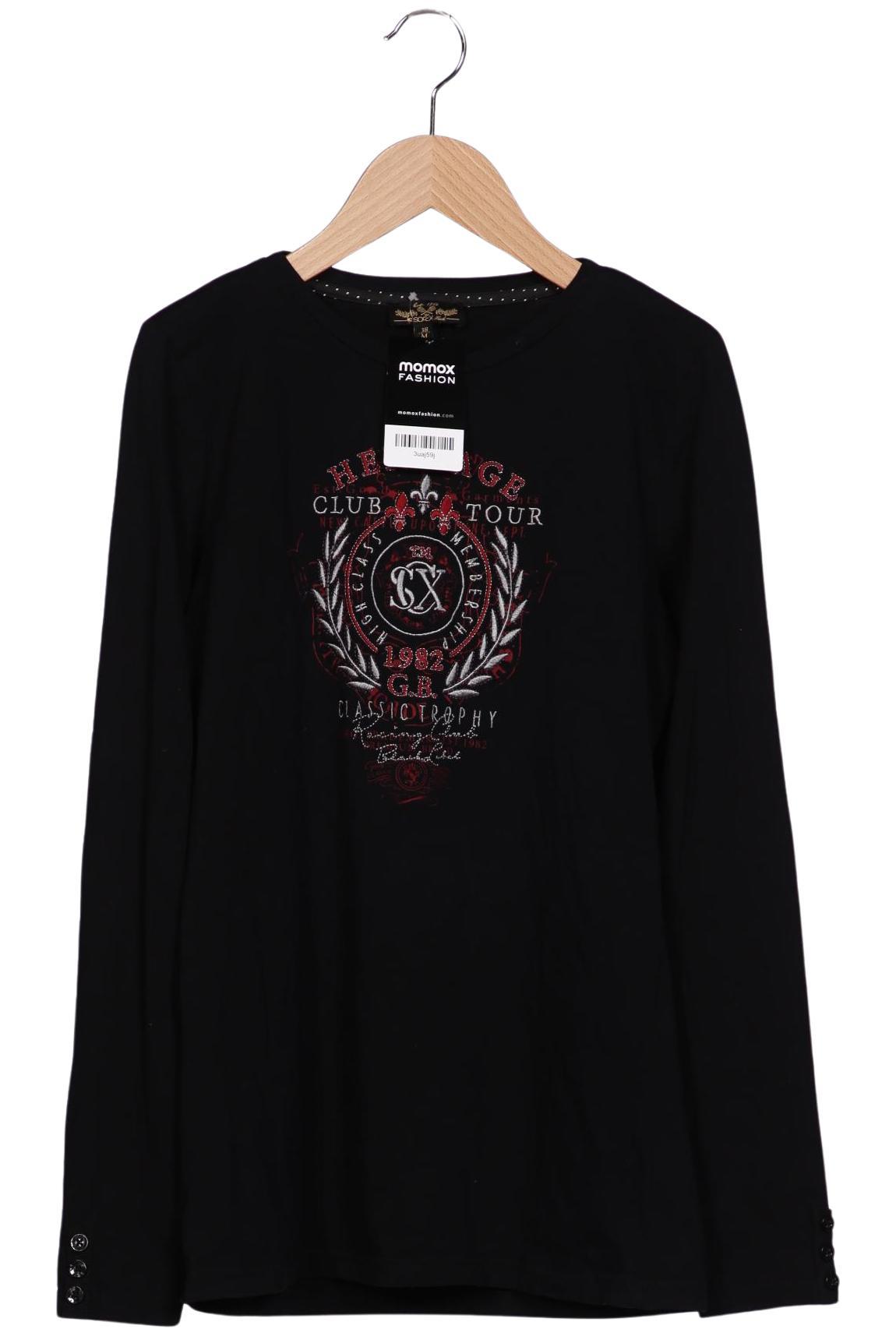 

Soccx Damen Langarmshirt, schwarz, Gr. 38