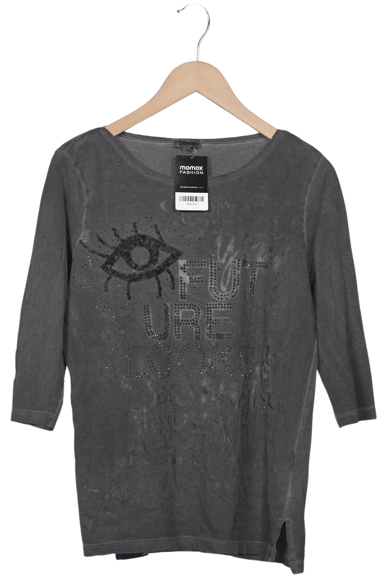 

Soccx Damen Langarmshirt, grau, Gr. 38