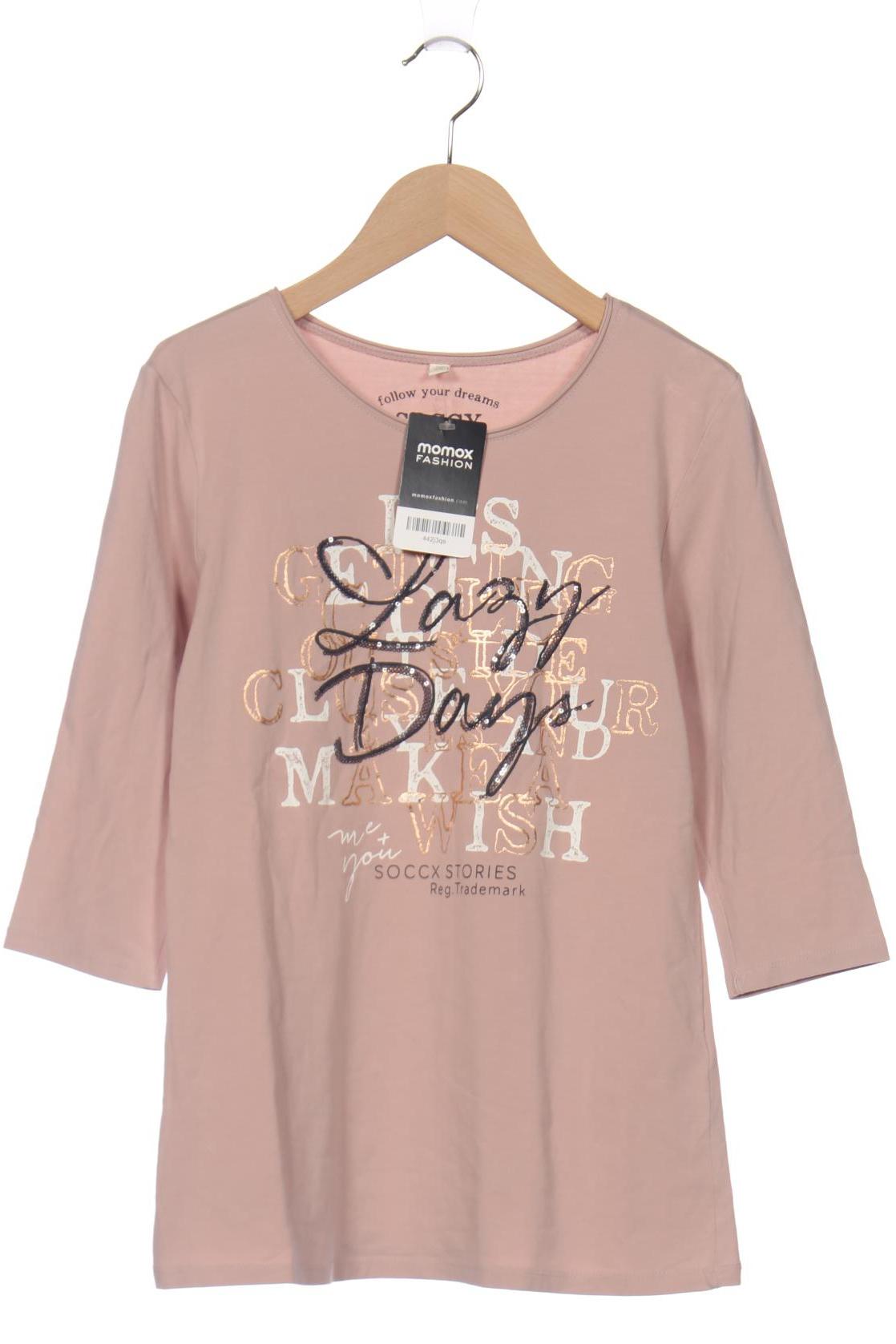 

SOCCX Damen Langarmshirt, pink