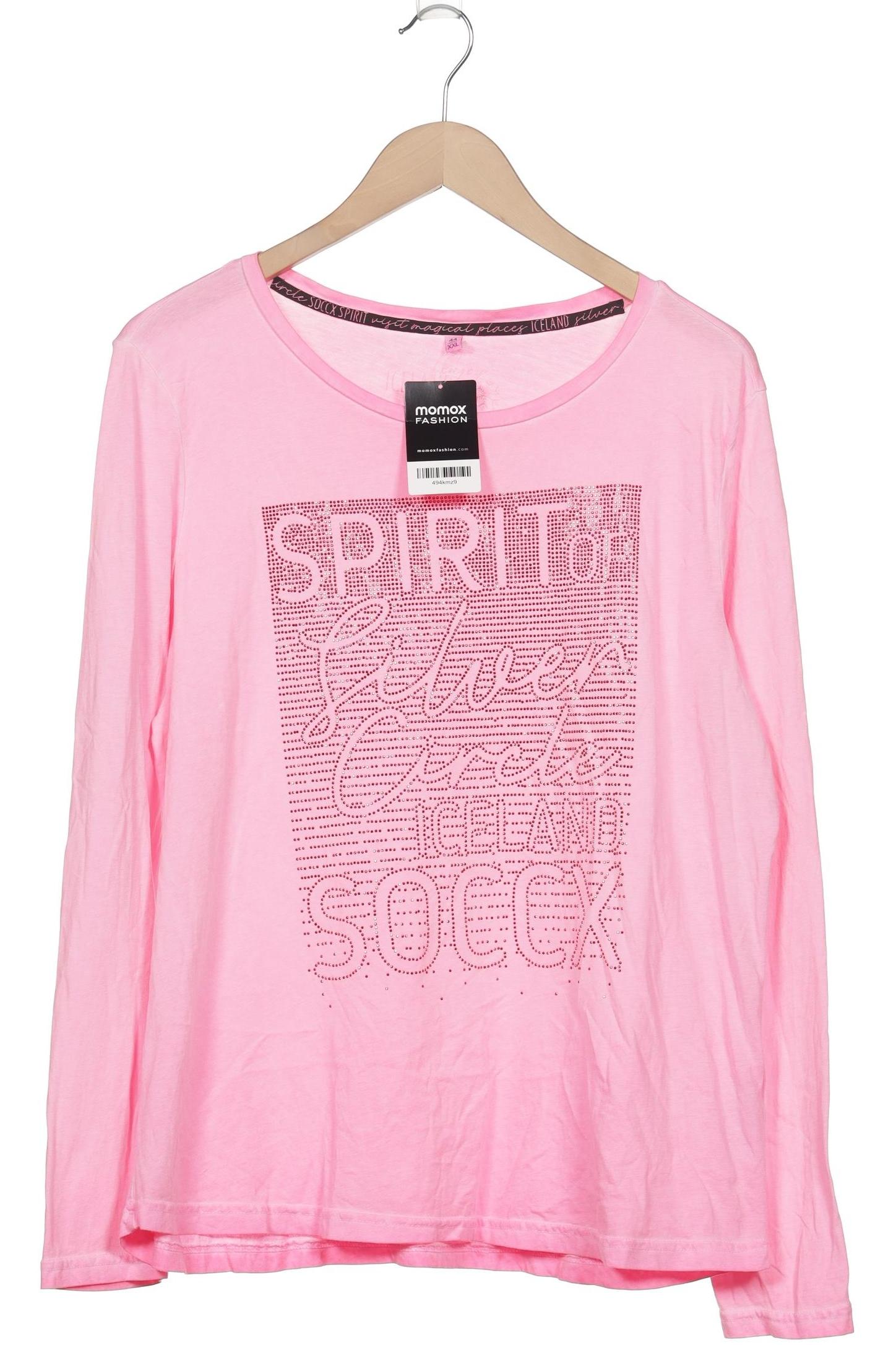 

Soccx Damen Langarmshirt, pink, Gr. 44