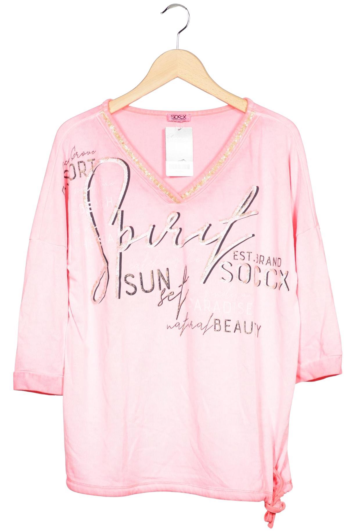 

Soccx Damen Langarmshirt, pink, Gr. 42