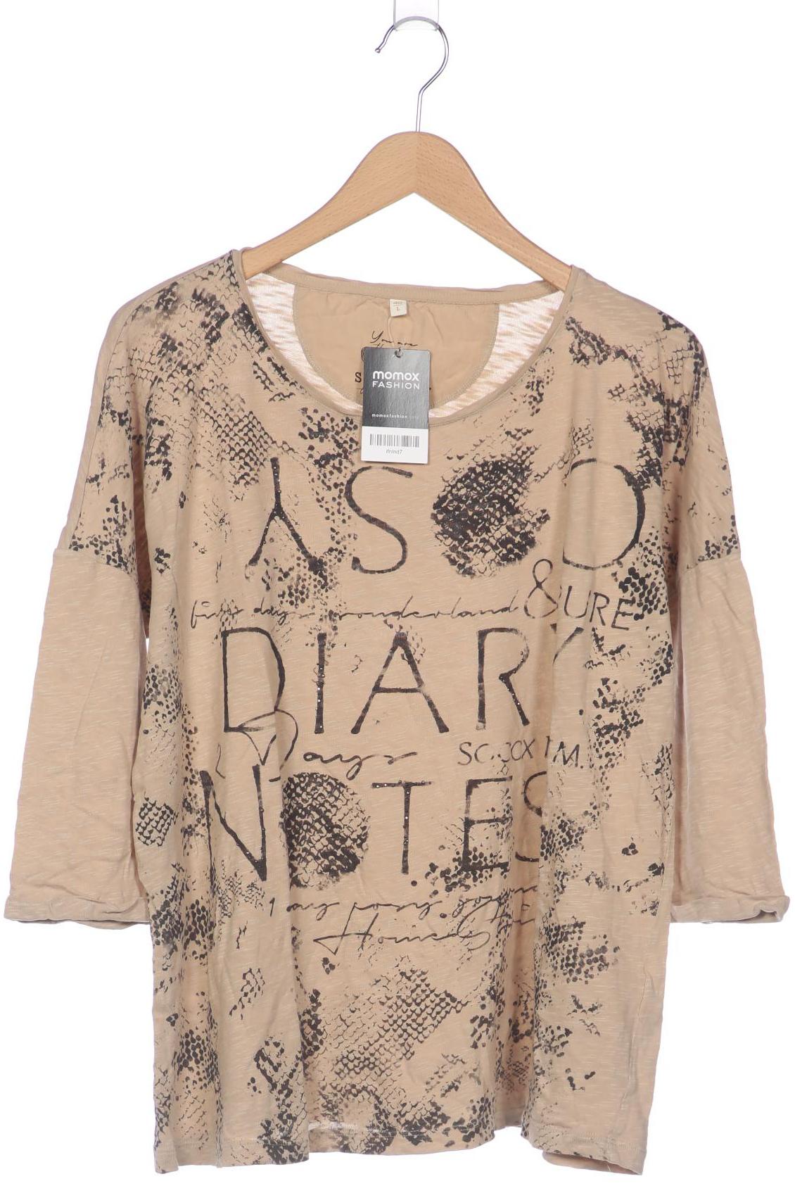 

Soccx Damen Langarmshirt, beige, Gr. 40