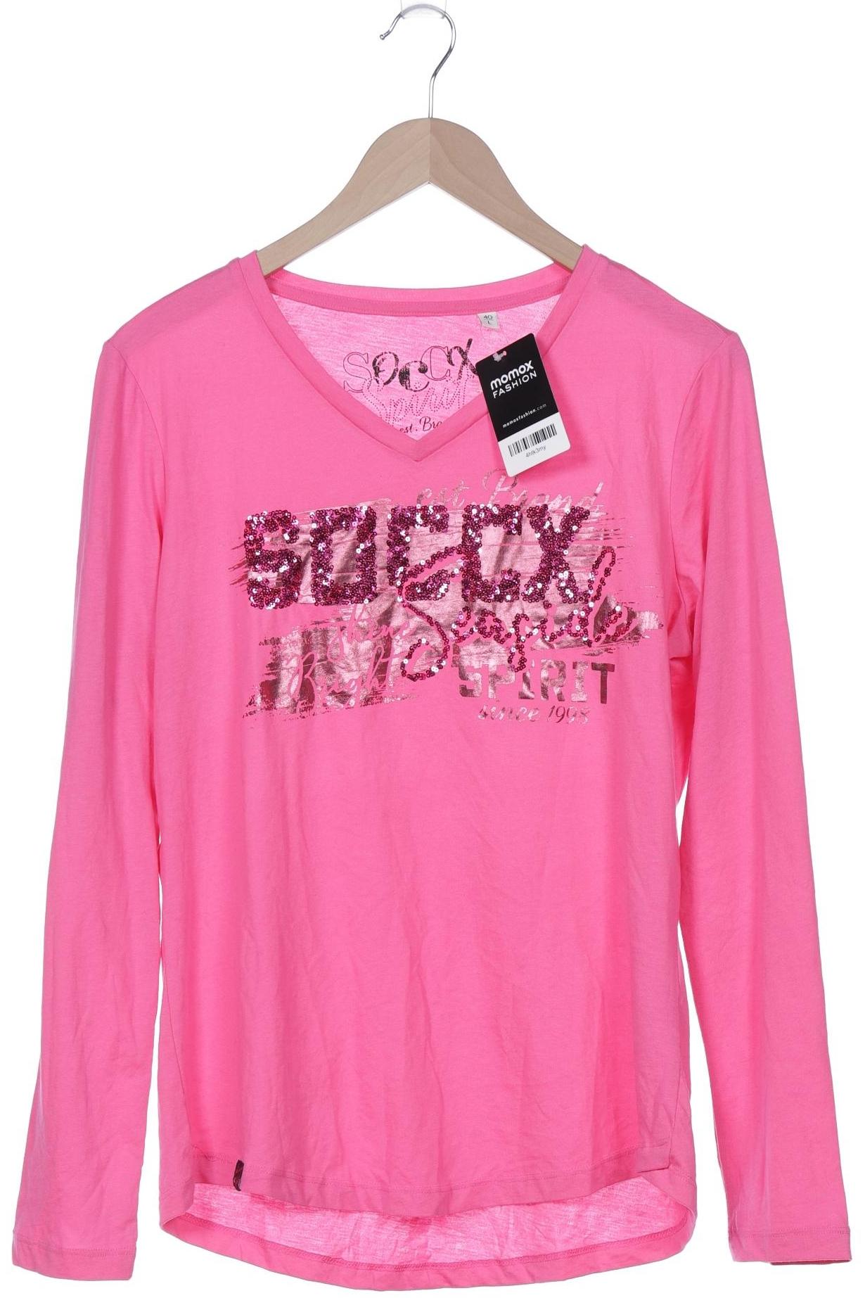 

Soccx Damen Langarmshirt, pink, Gr. 40