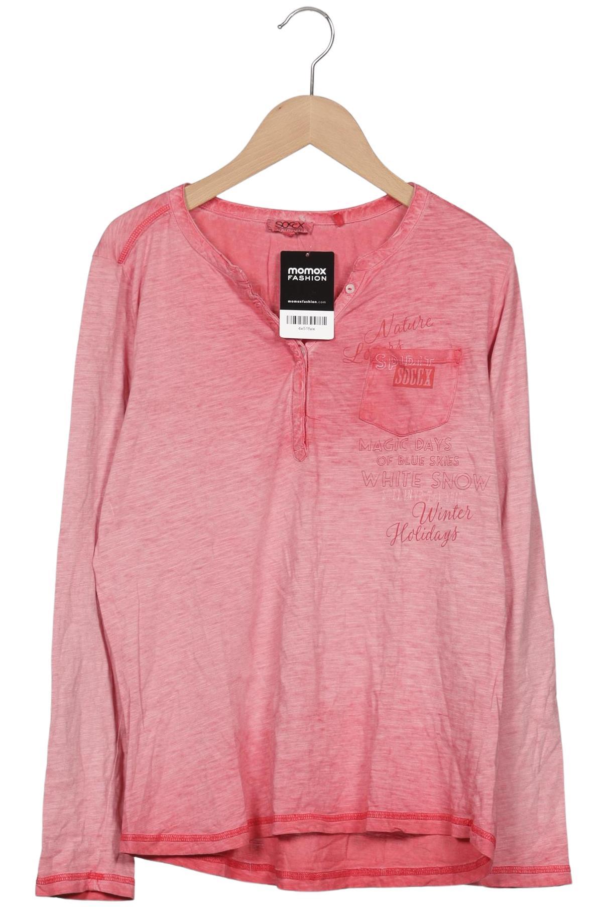 

Soccx Damen Langarmshirt, pink, Gr. 38