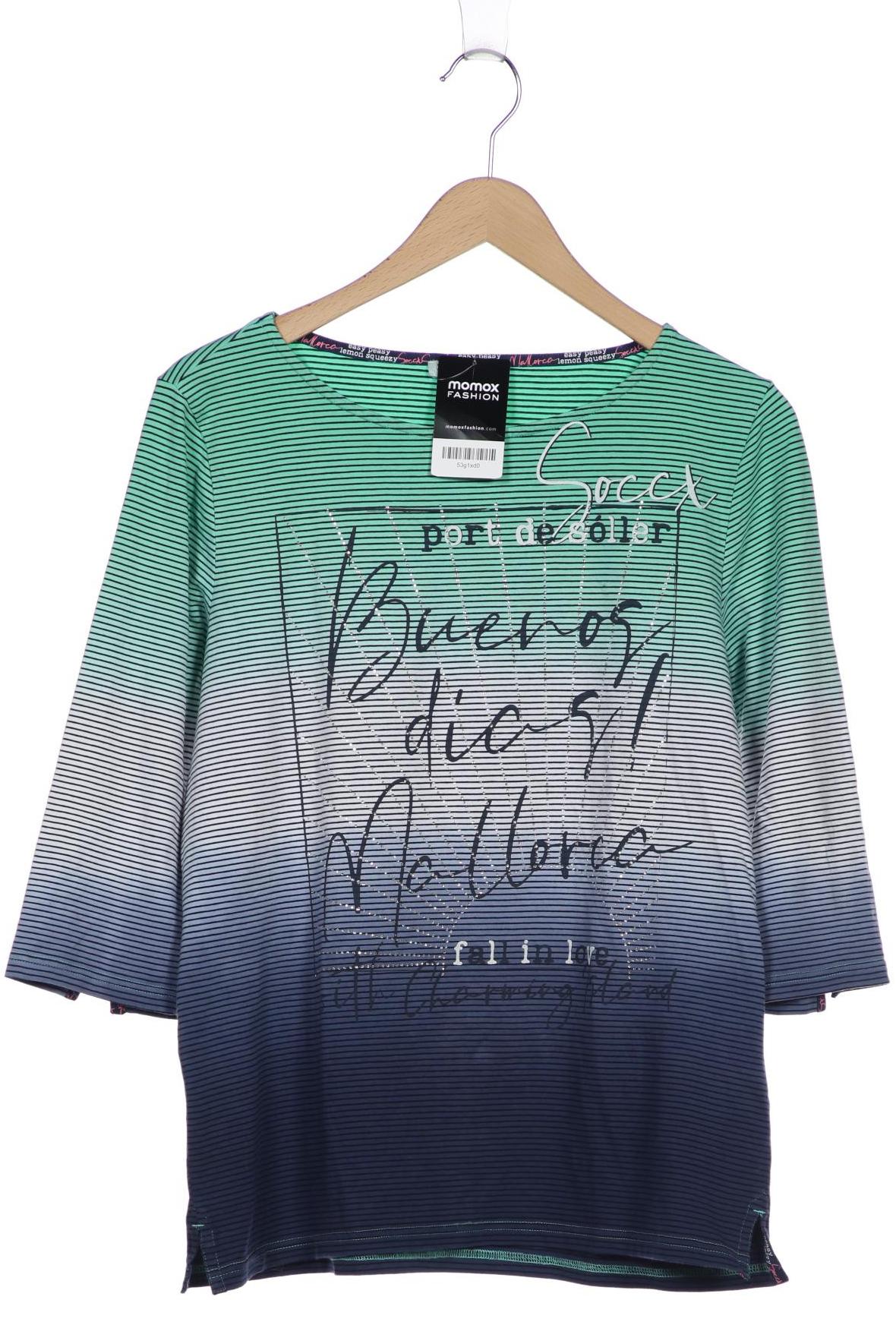 

SOCCX Damen Langarmshirt, marineblau