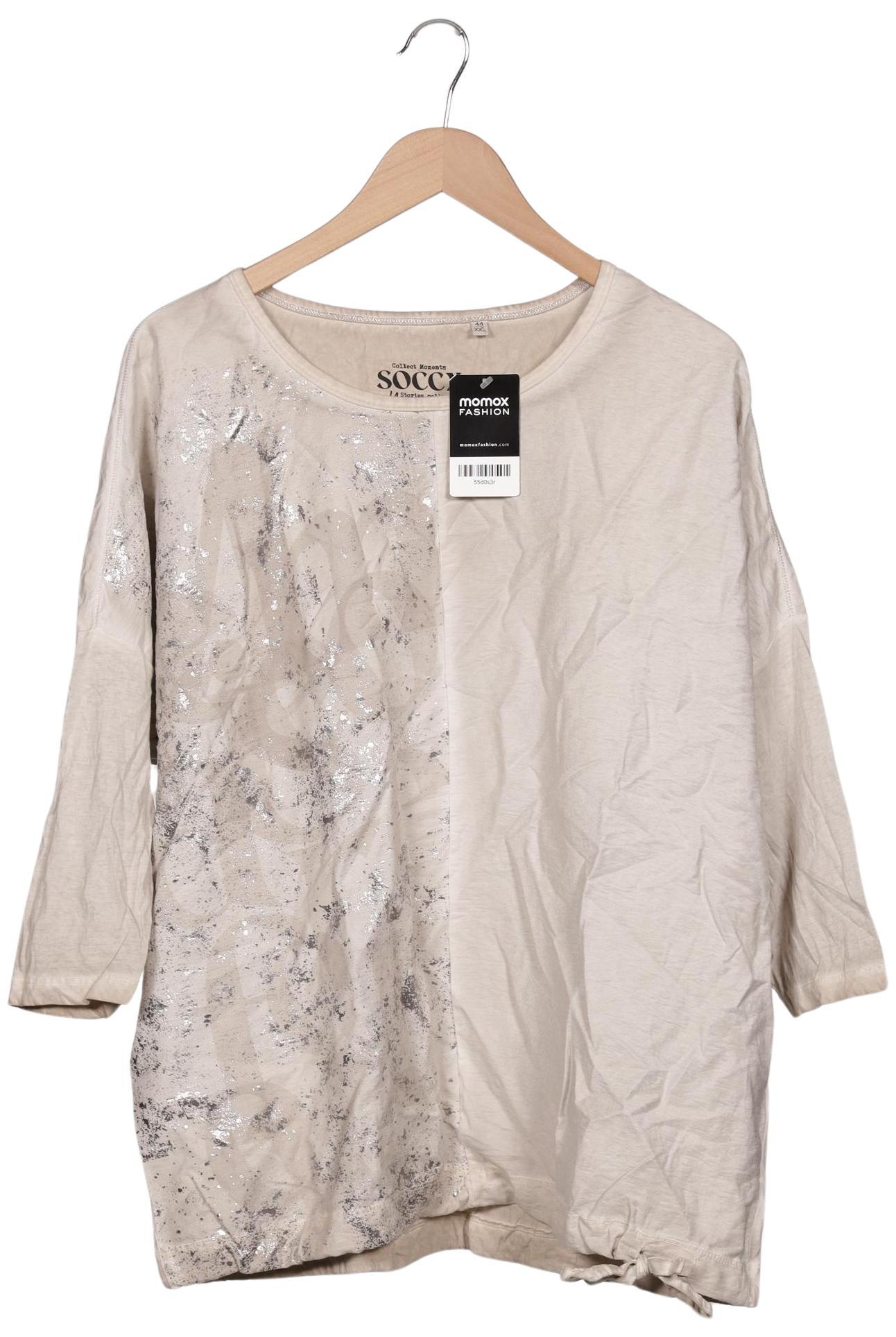 

Soccx Damen Langarmshirt, beige, Gr. 44