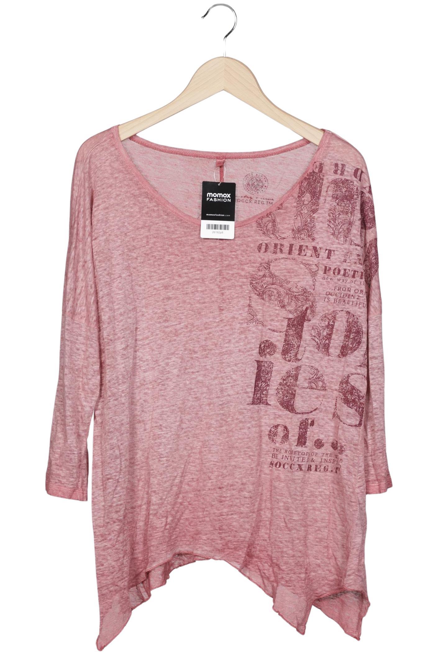 

Soccx Damen Langarmshirt, pink, Gr. 42