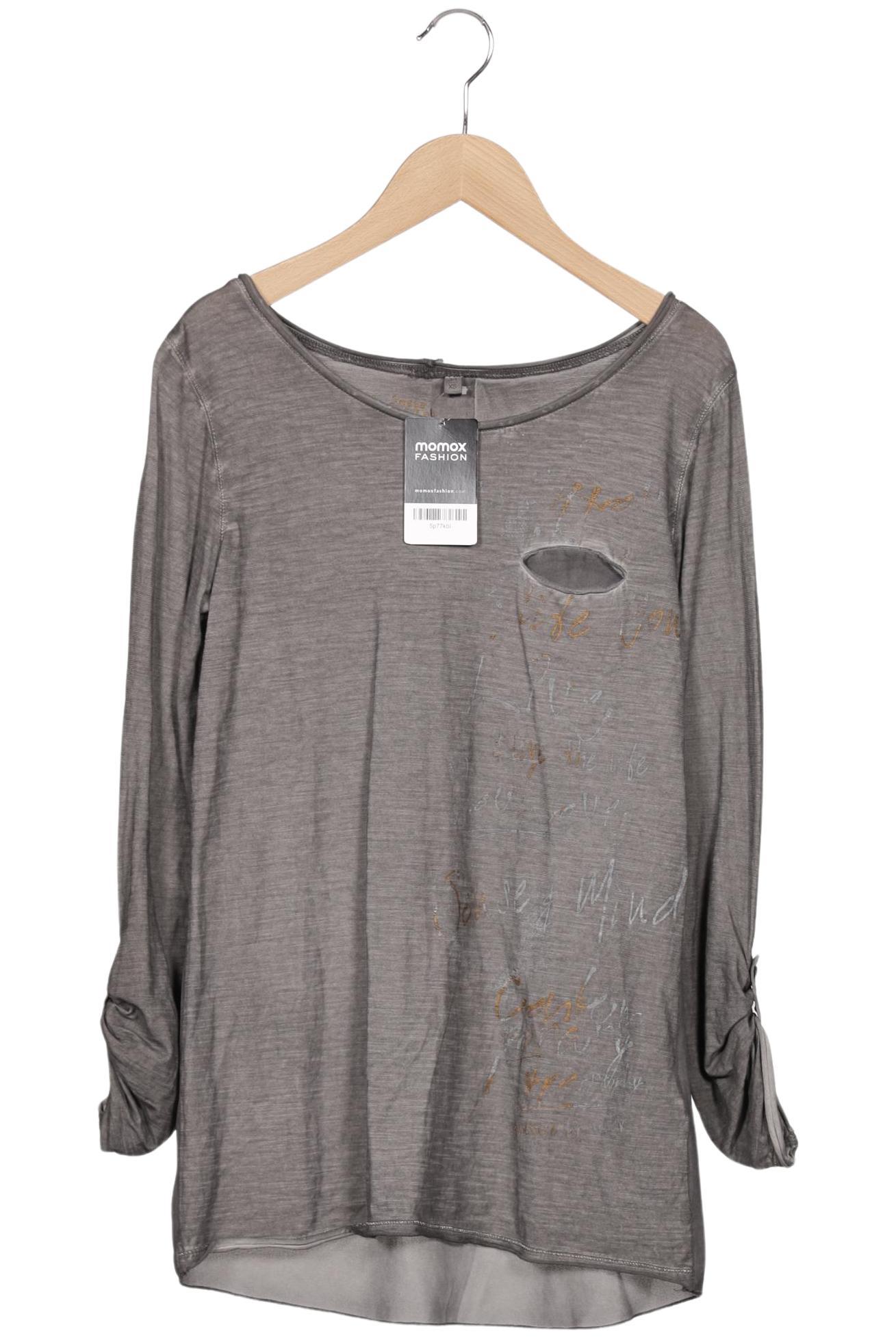 

Soccx Damen Langarmshirt, grau, Gr. 34