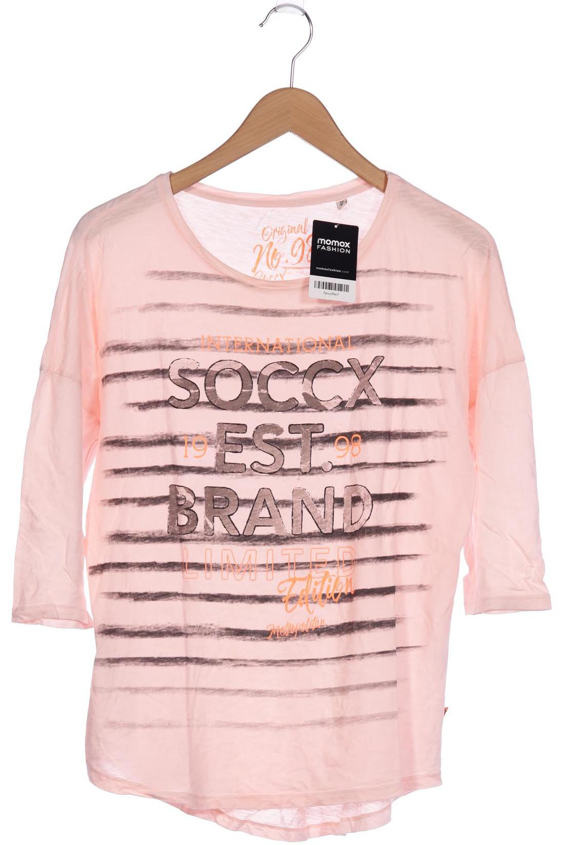 

SOCCX Damen Langarmshirt, pink