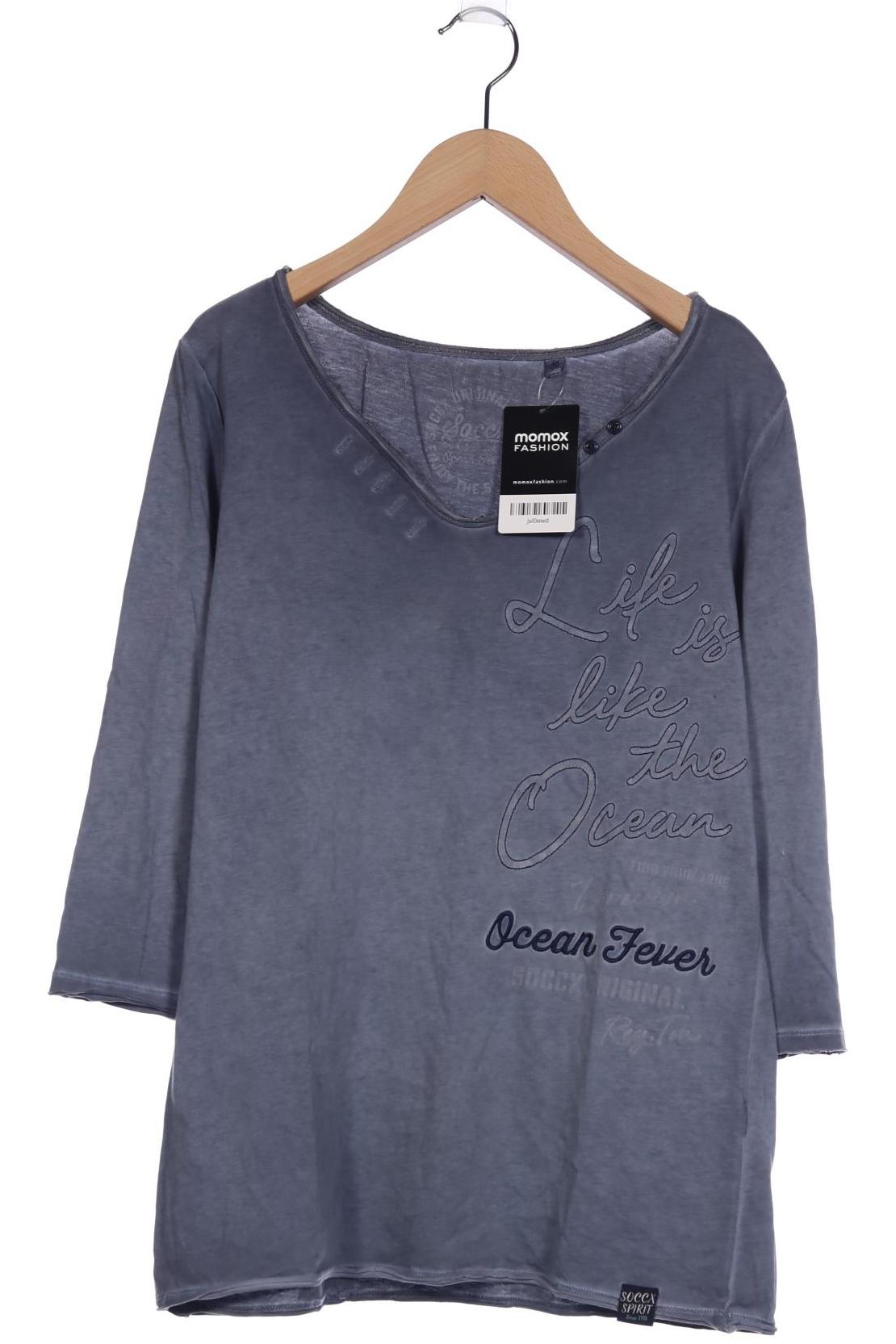 

Soccx Damen Langarmshirt, blau, Gr. 40