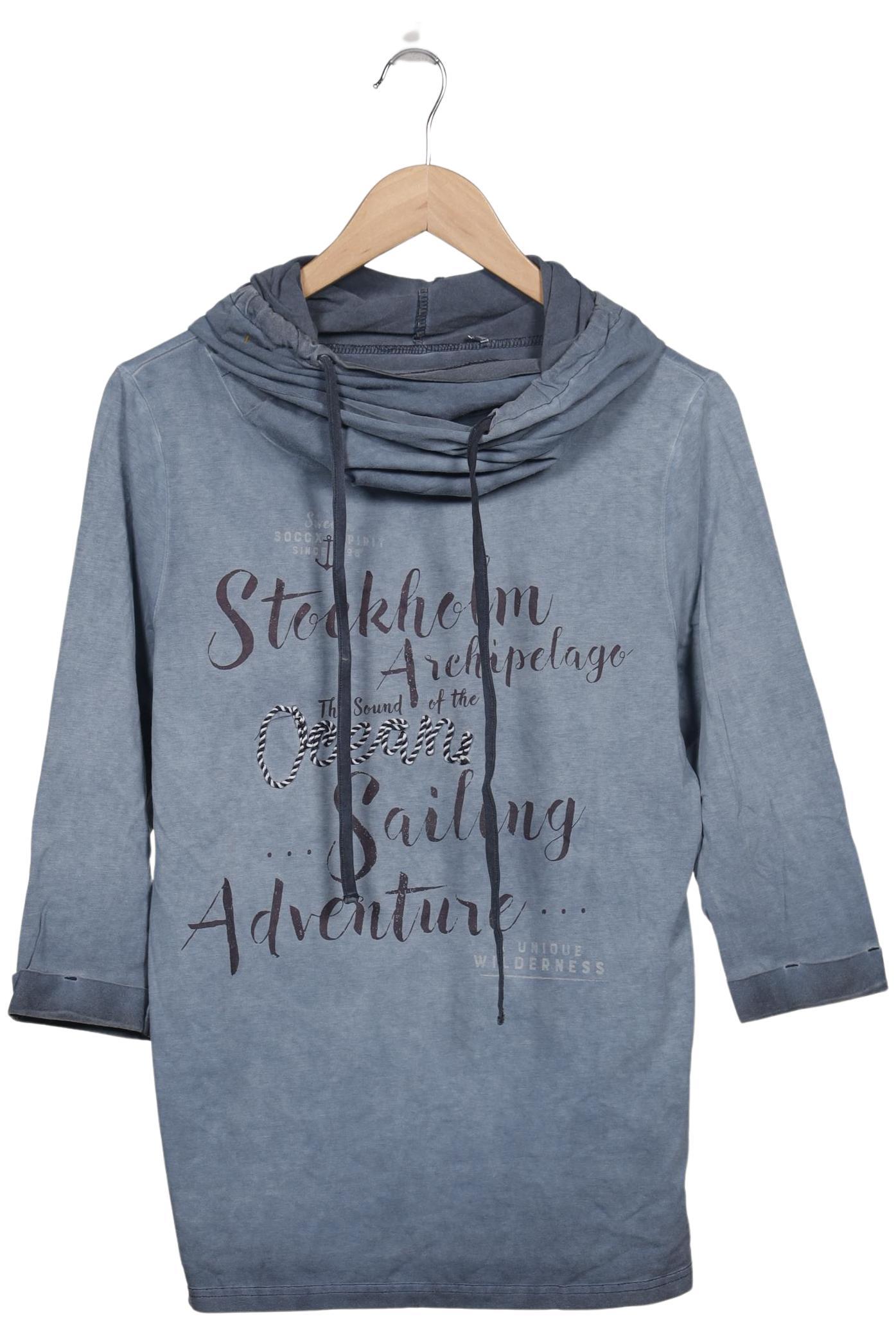 

Soccx Damen Langarmshirt, hellblau, Gr. 40